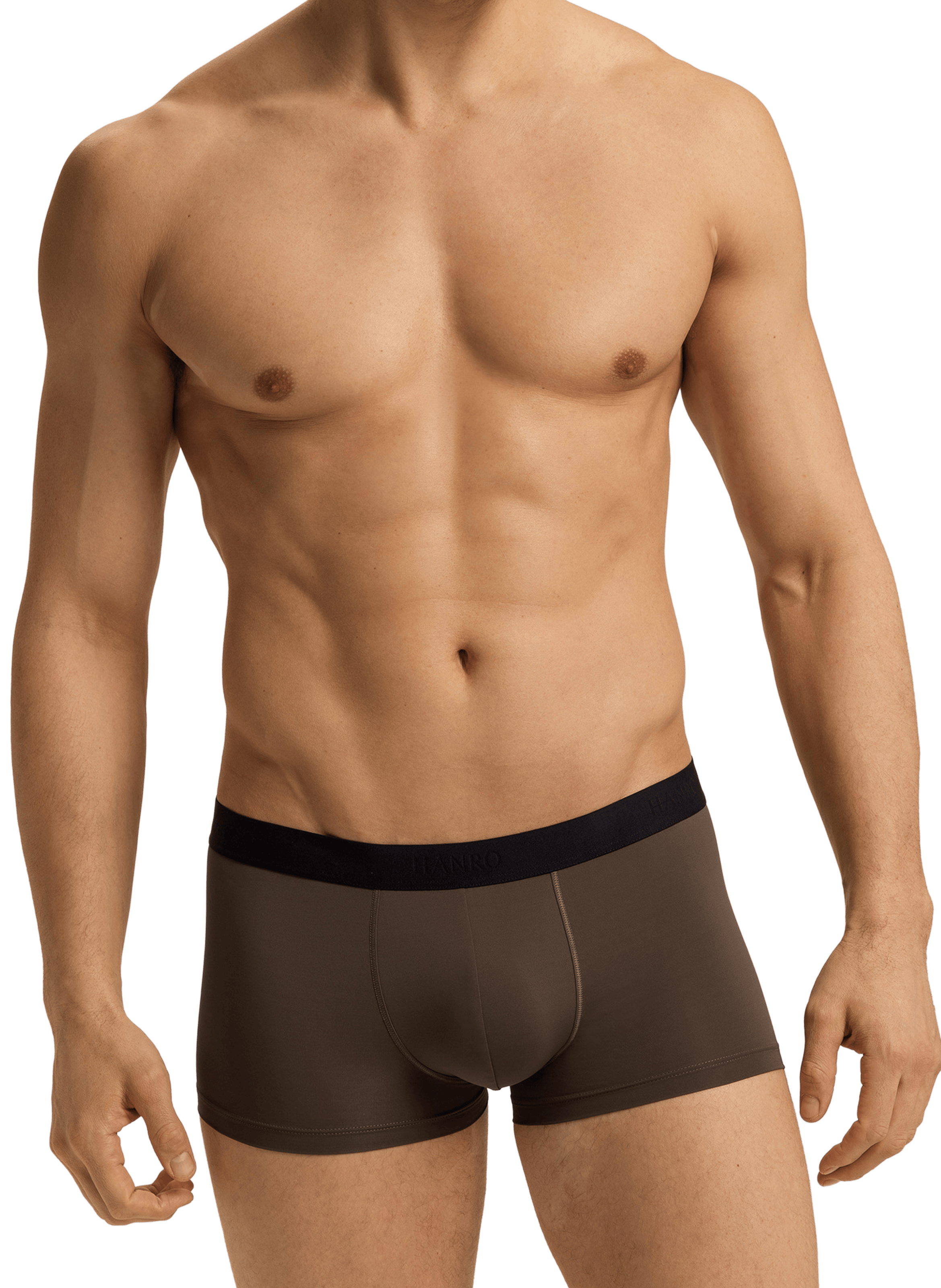 Boxer shorts with logo HANRO Green