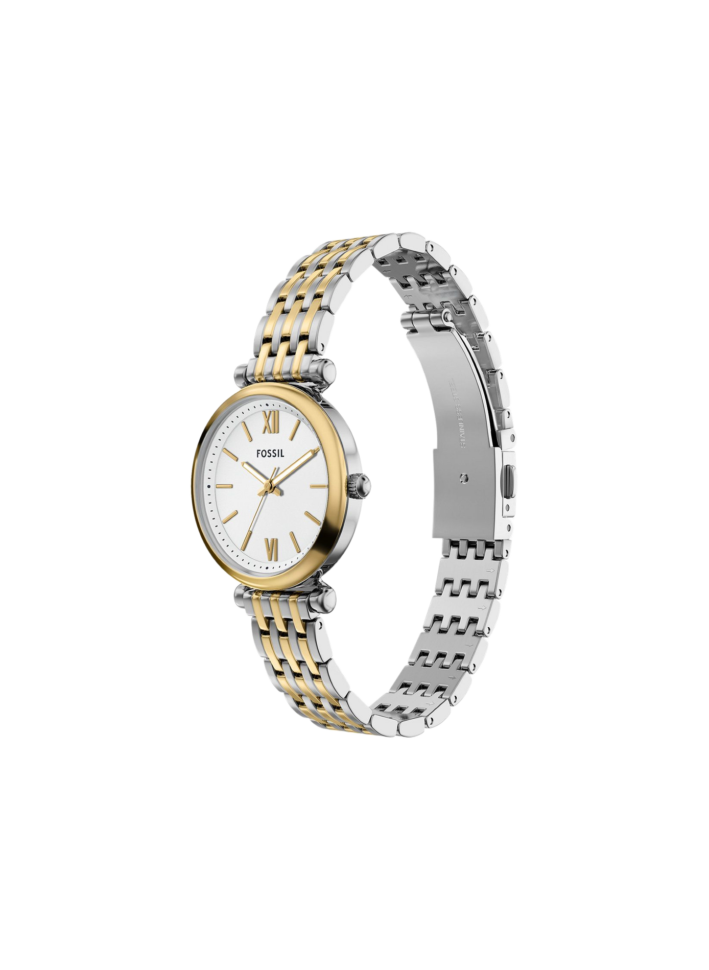 Montre quartz en acier inoxydable FOSSIL Argent