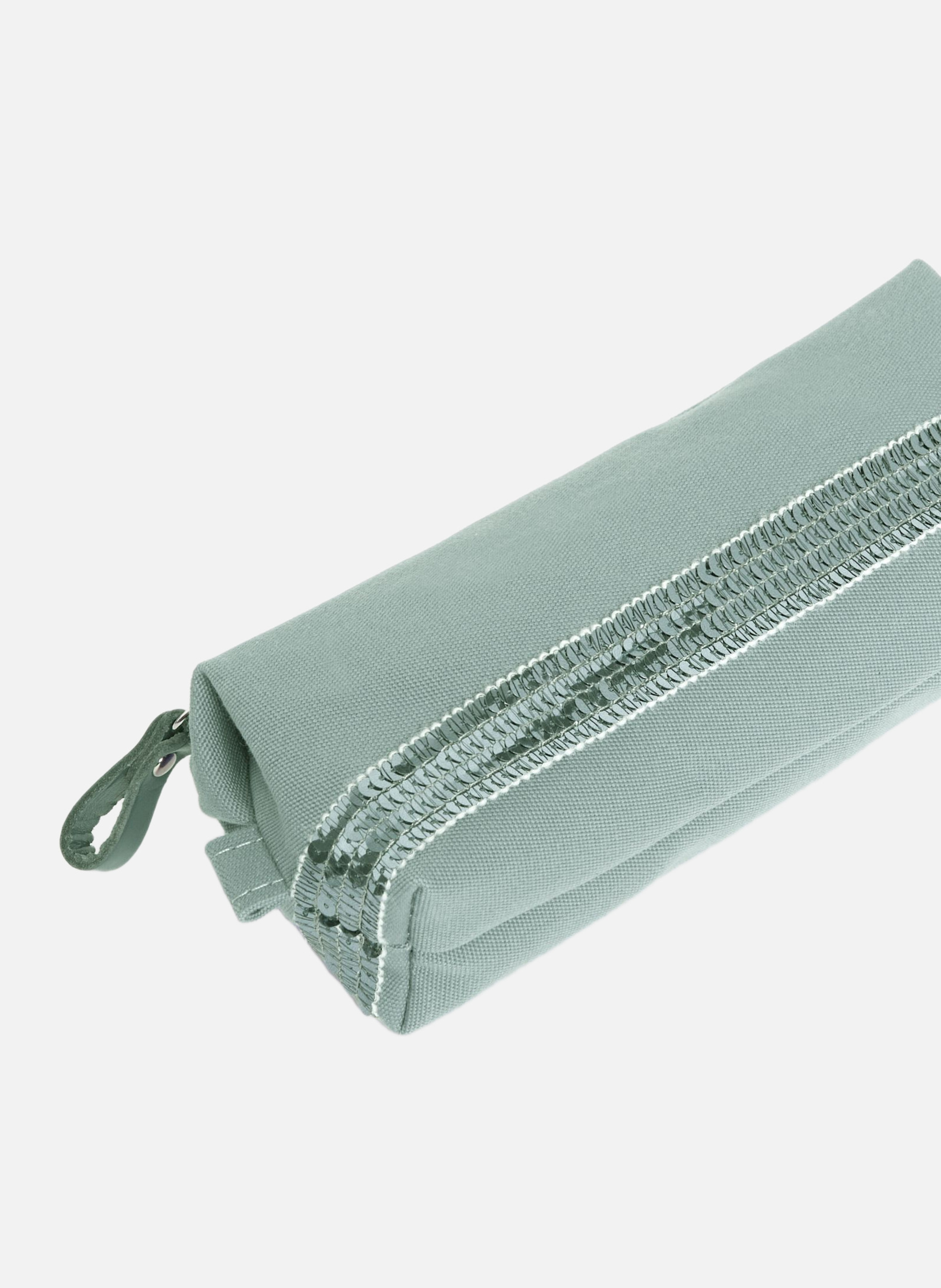 Trousse Écolier En Toile VANESSA BRUNO Vert