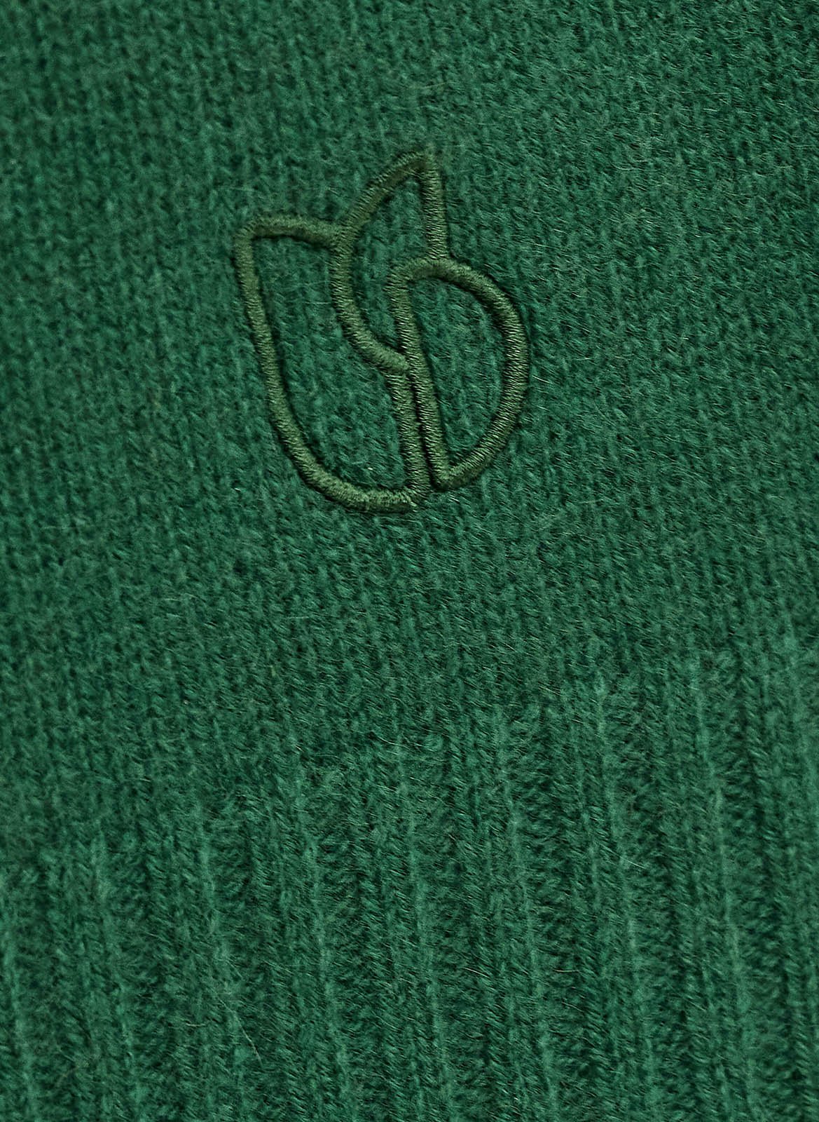 Pull droit col rond en cachemire classy BA&SH Vert