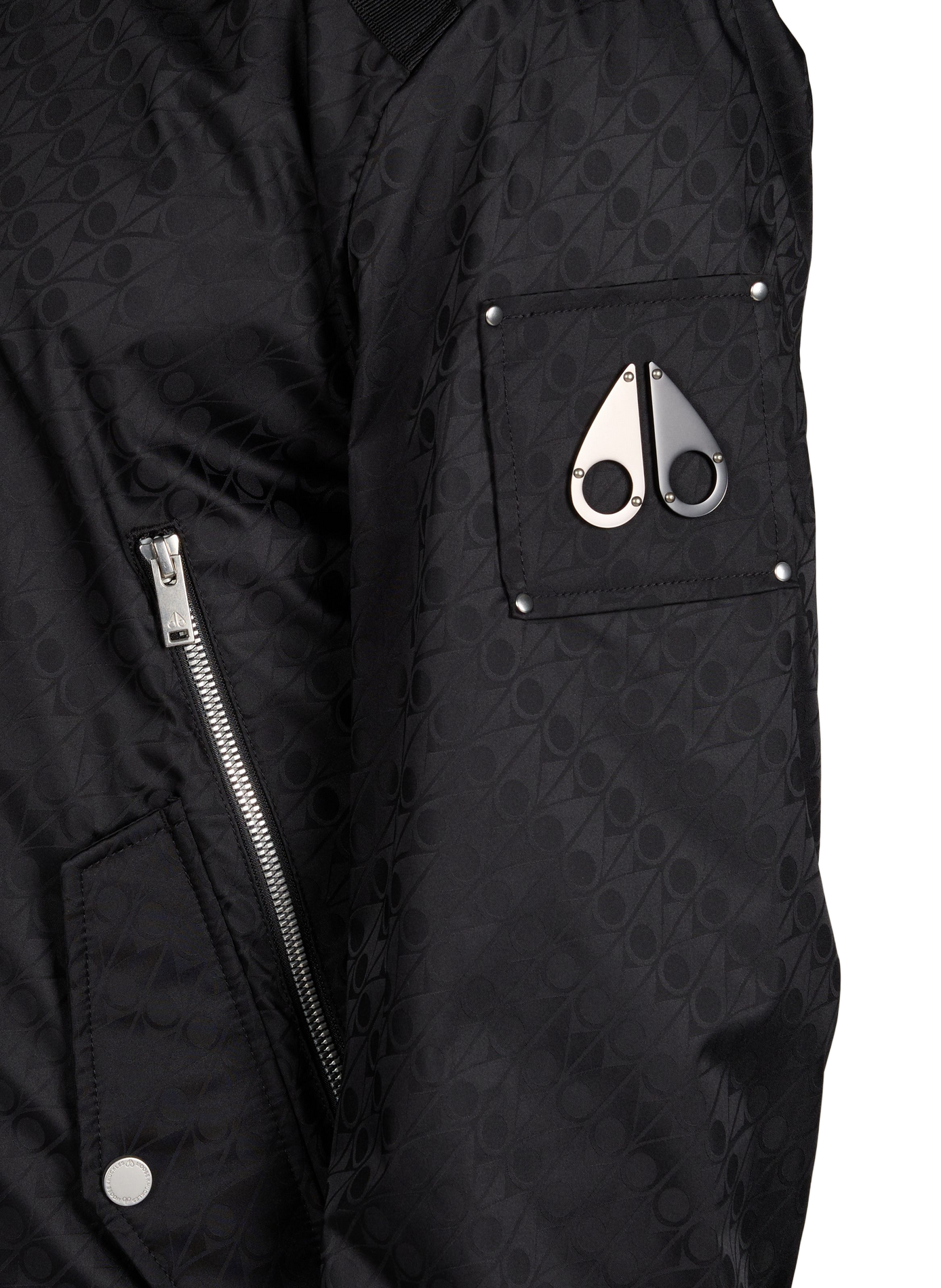 Veste logotypée MOOSE KNUCKLES Noir