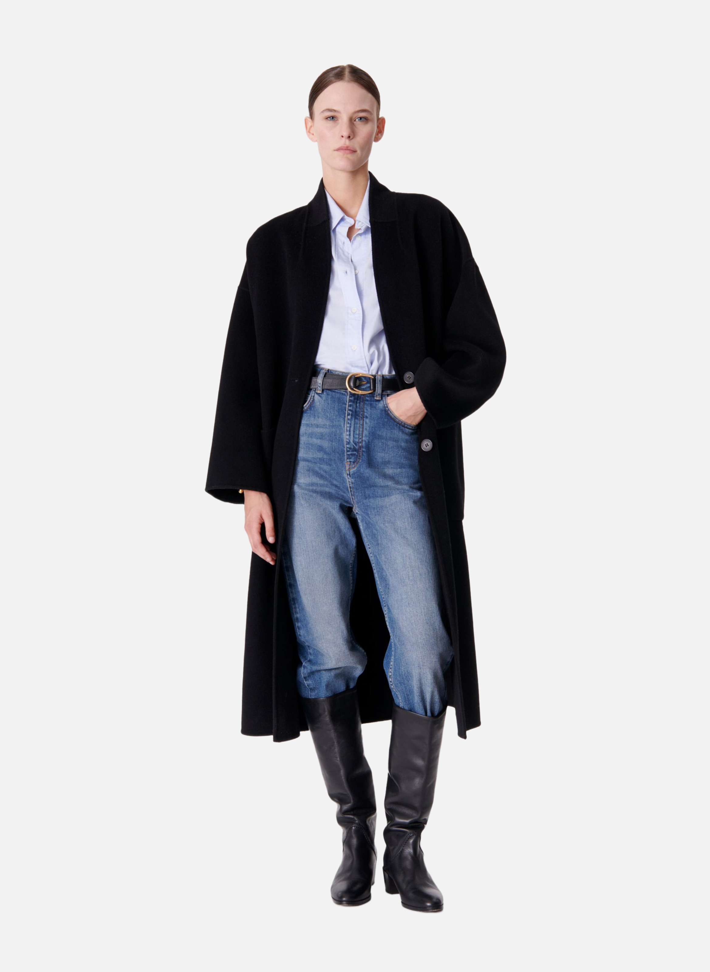 Manteau bachir VANESSA BRUNO Noir