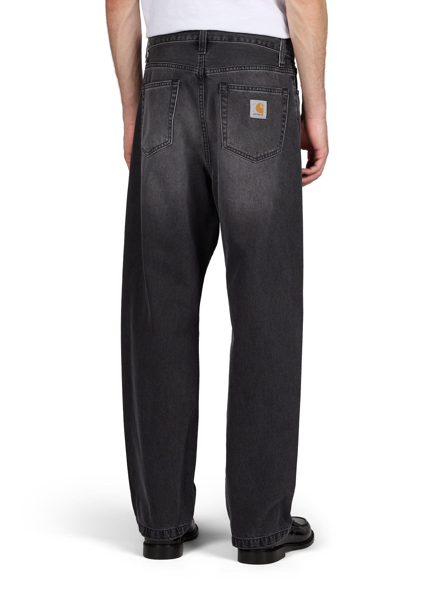 Straight cotton jeans CARHARTT WIP Black