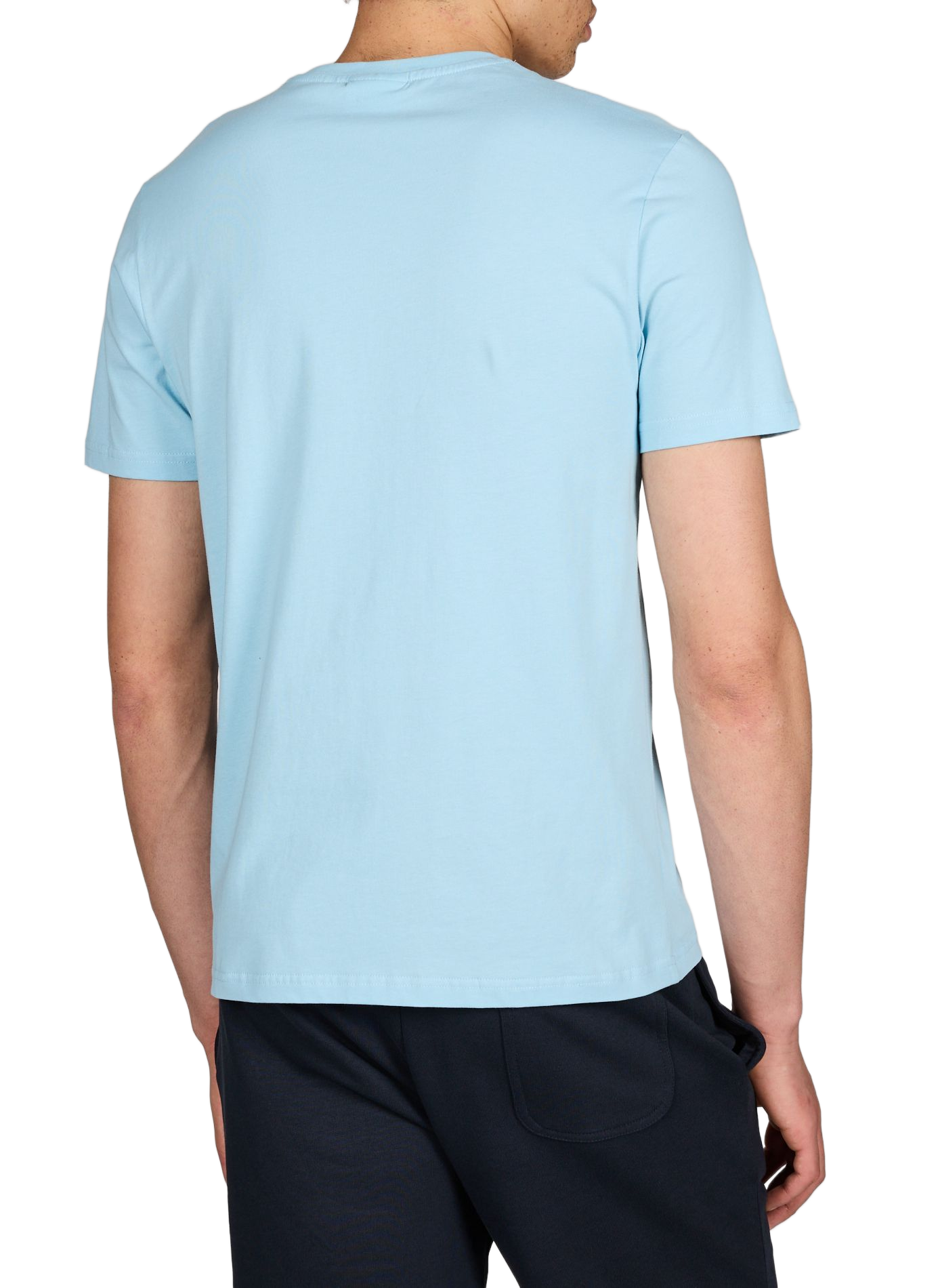 T-shirt  à logo en coton LYLE & SCOTT Bleu