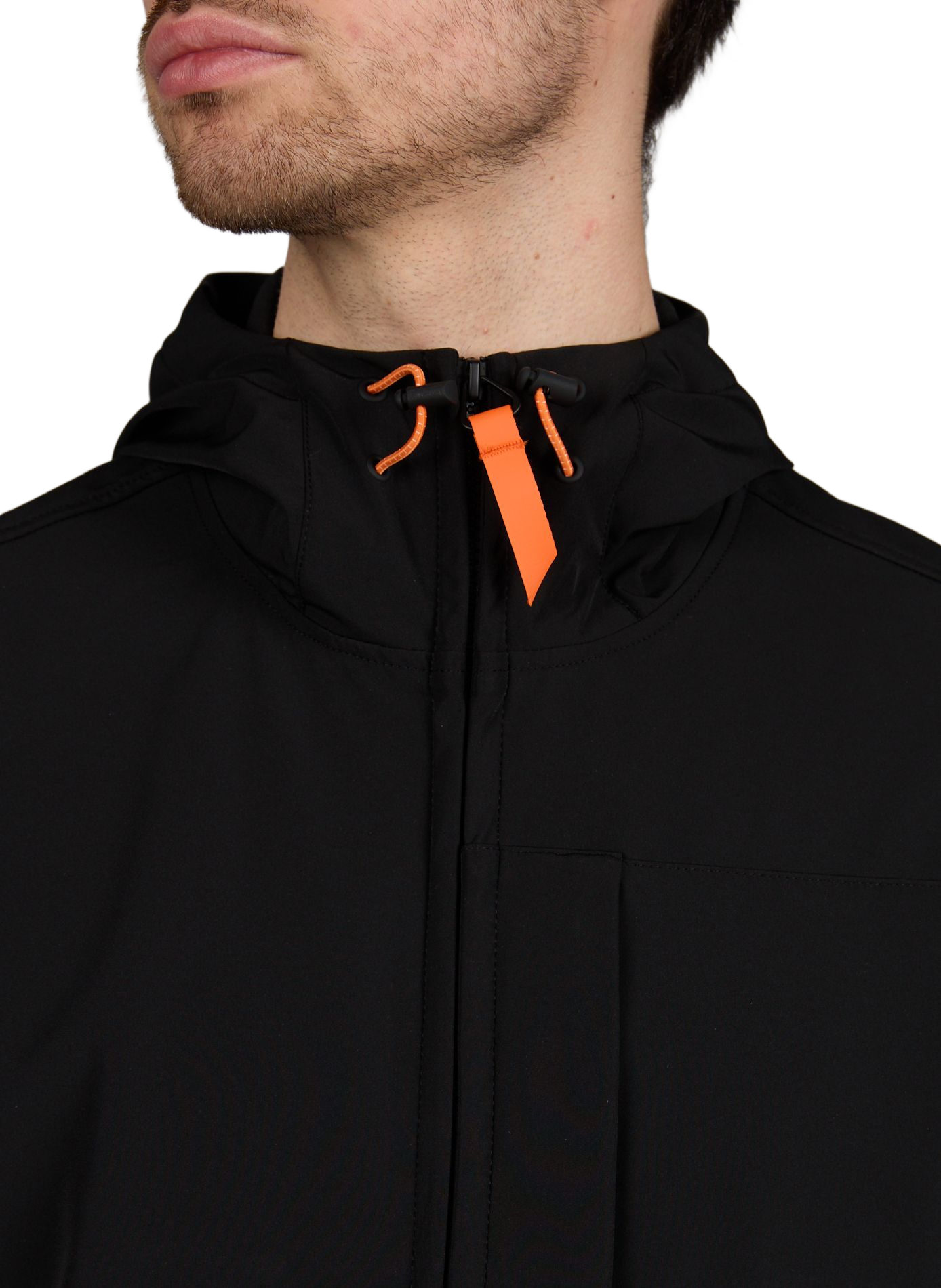 Veste technique Ronaldo à capuche GERTRUDE ET GASTON Noir