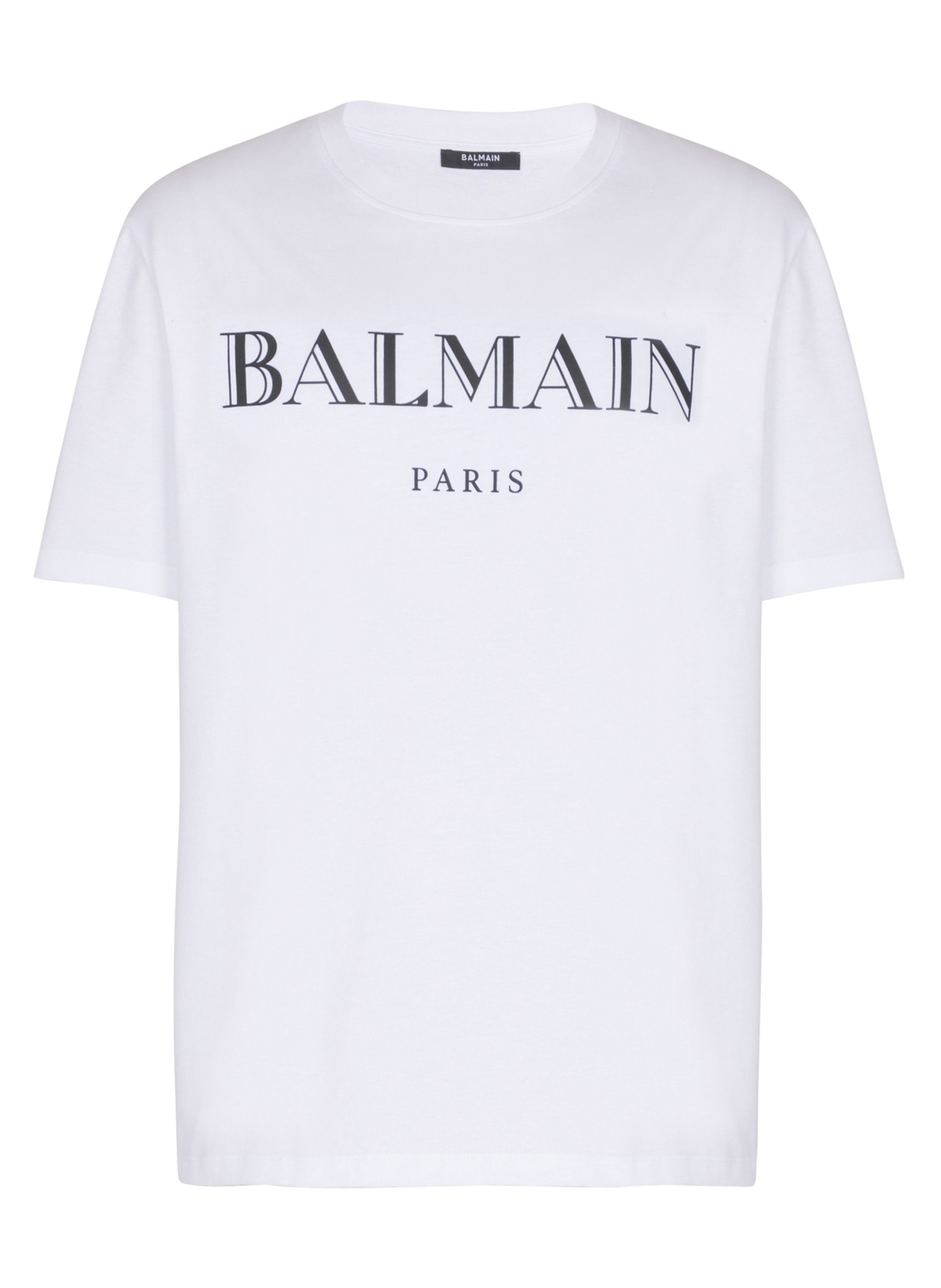 T-shirt avec imprimé balmain BALMAIN Blanc