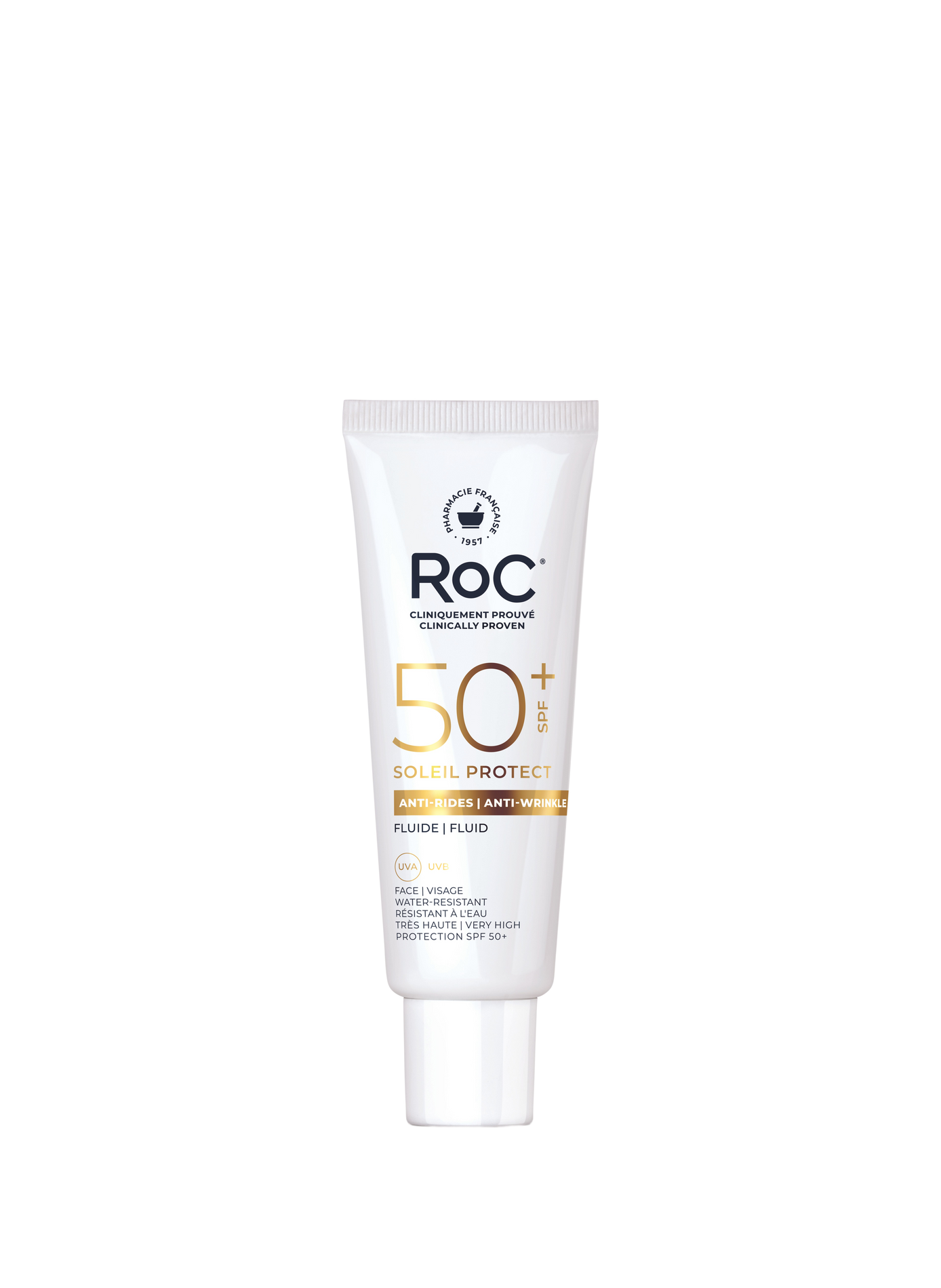 Soleil Protect Fluide Anti-Rides Lissant SPF50 ROC No color
