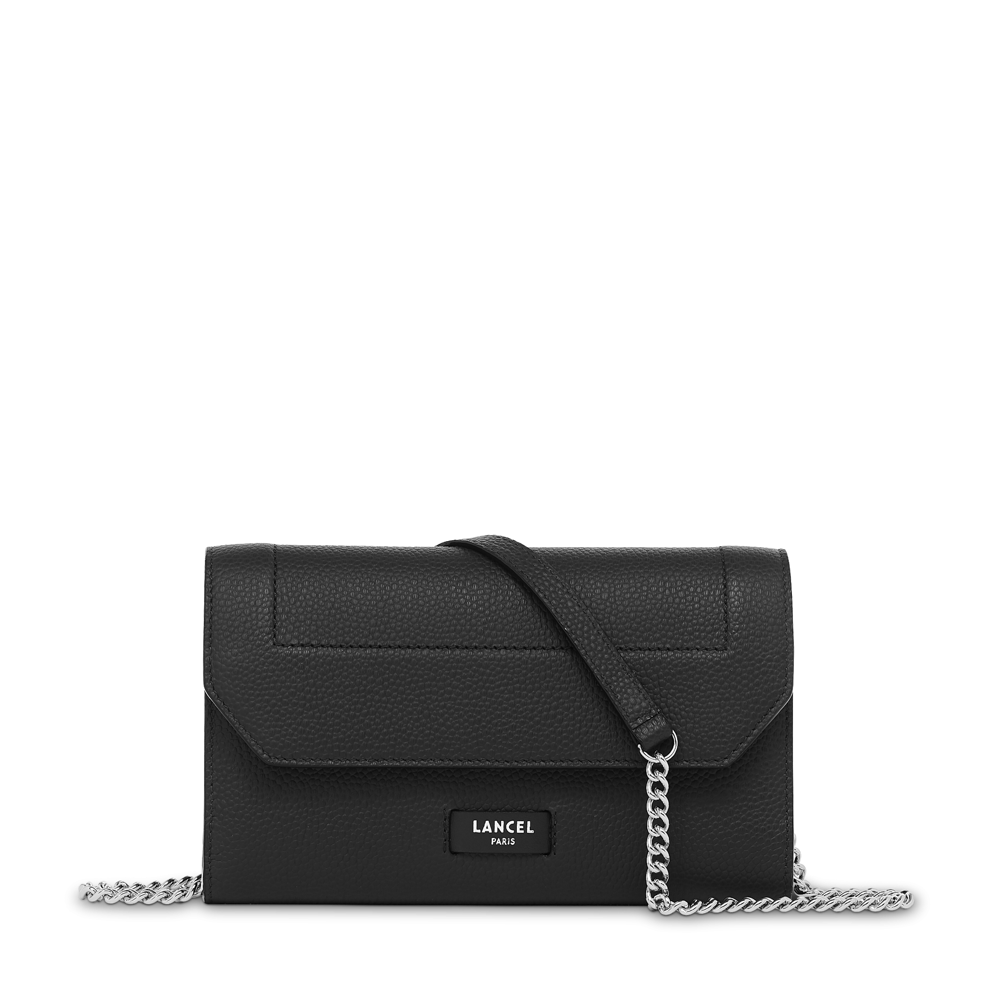 Chain wallet ninon by lancel in leather LANCEL Black