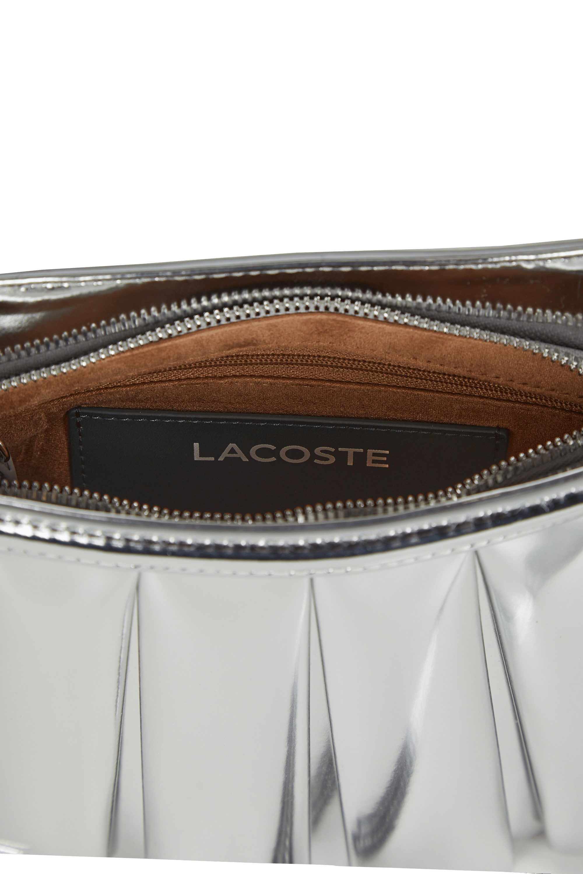 Sac porté épaule lenglen LACOSTE Argent