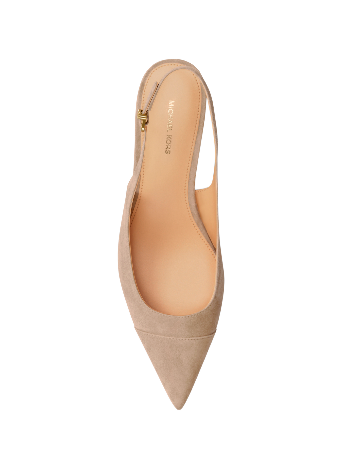 Slingbacks aus Ziegenleder MICHAEL KORS Beige