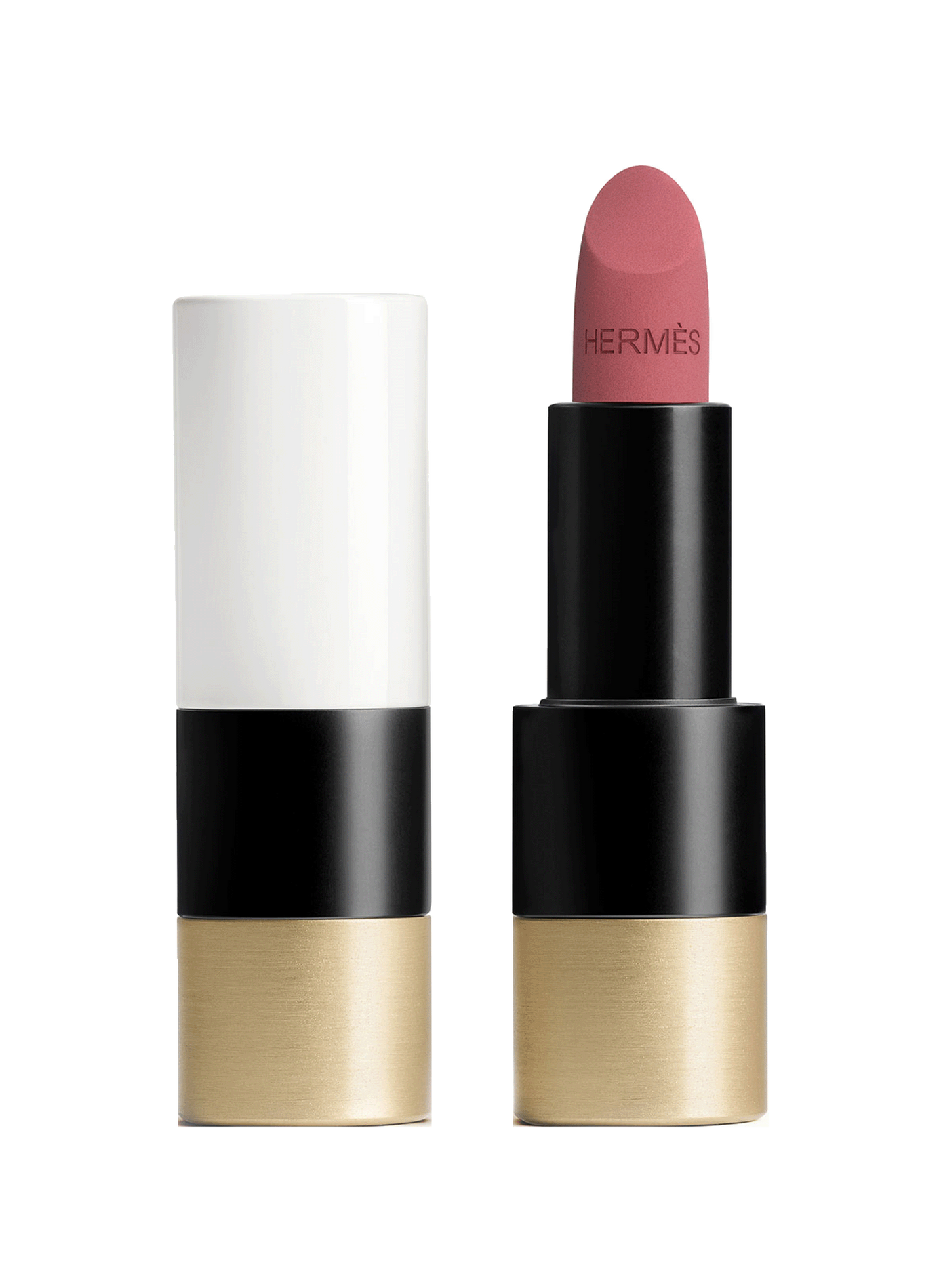Rouge Hermès, Rouge à lèvres mat HERMÈS 48 - rose boisé
