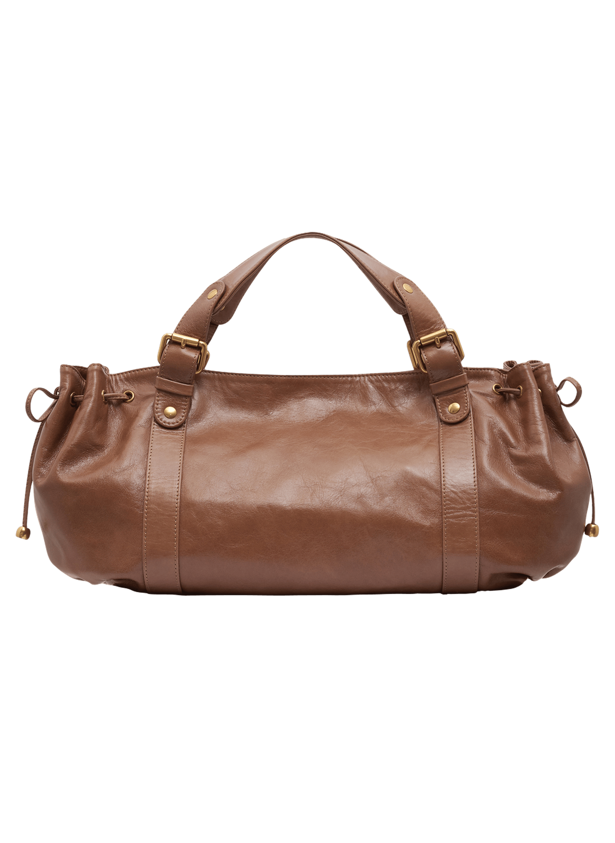 Sac à main en cuir effet froissé - 24h GERARD DAREL Beige