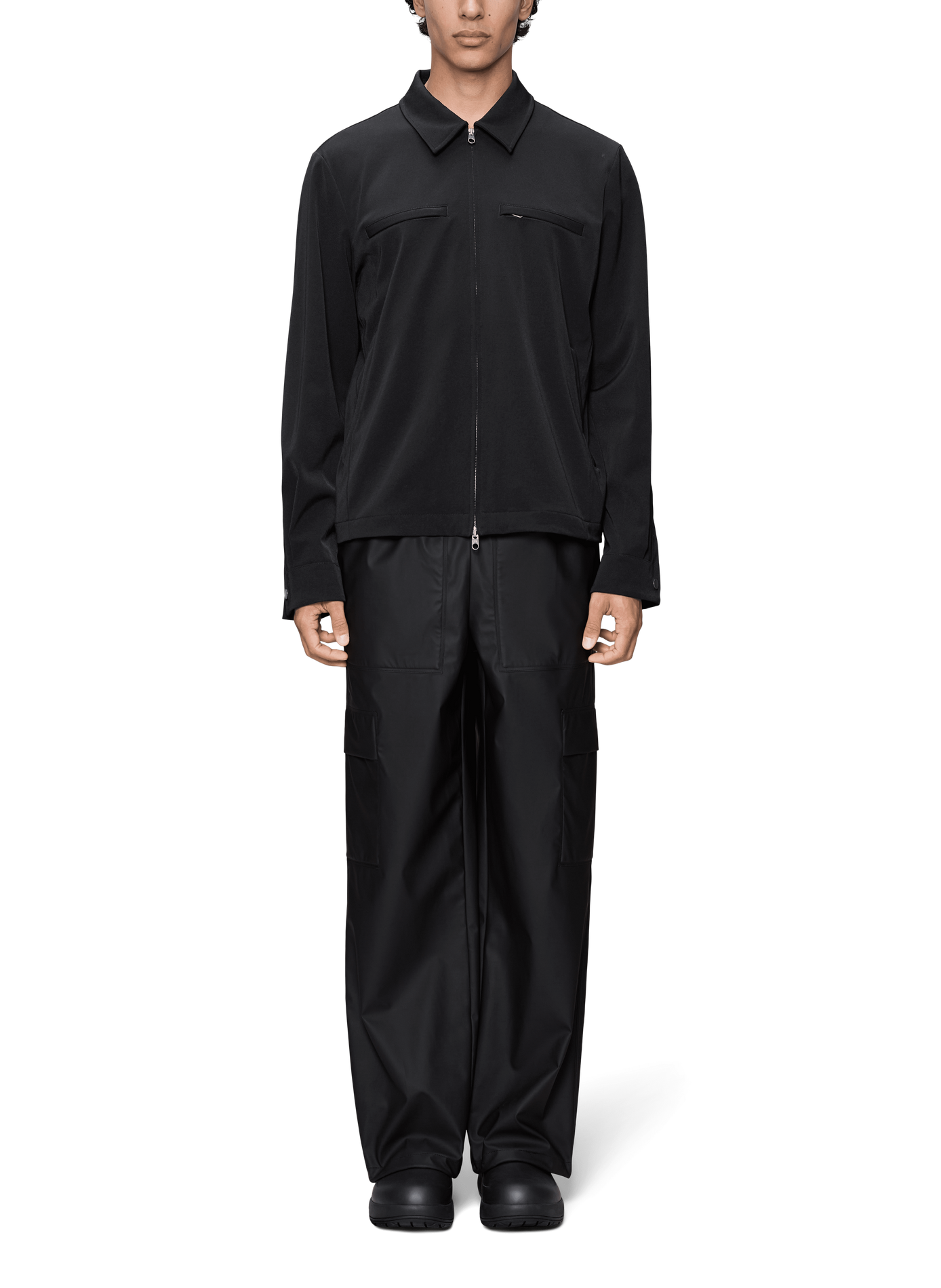 Blouson zippé RAINS Noir