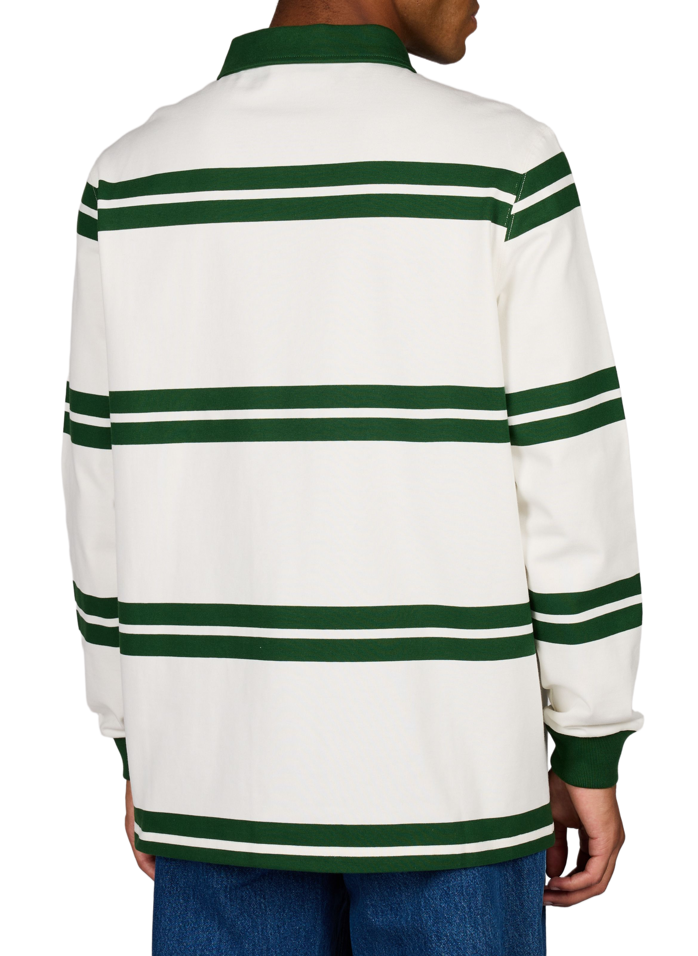 Striped polo shirt DROLE DE MONSIEUR Green