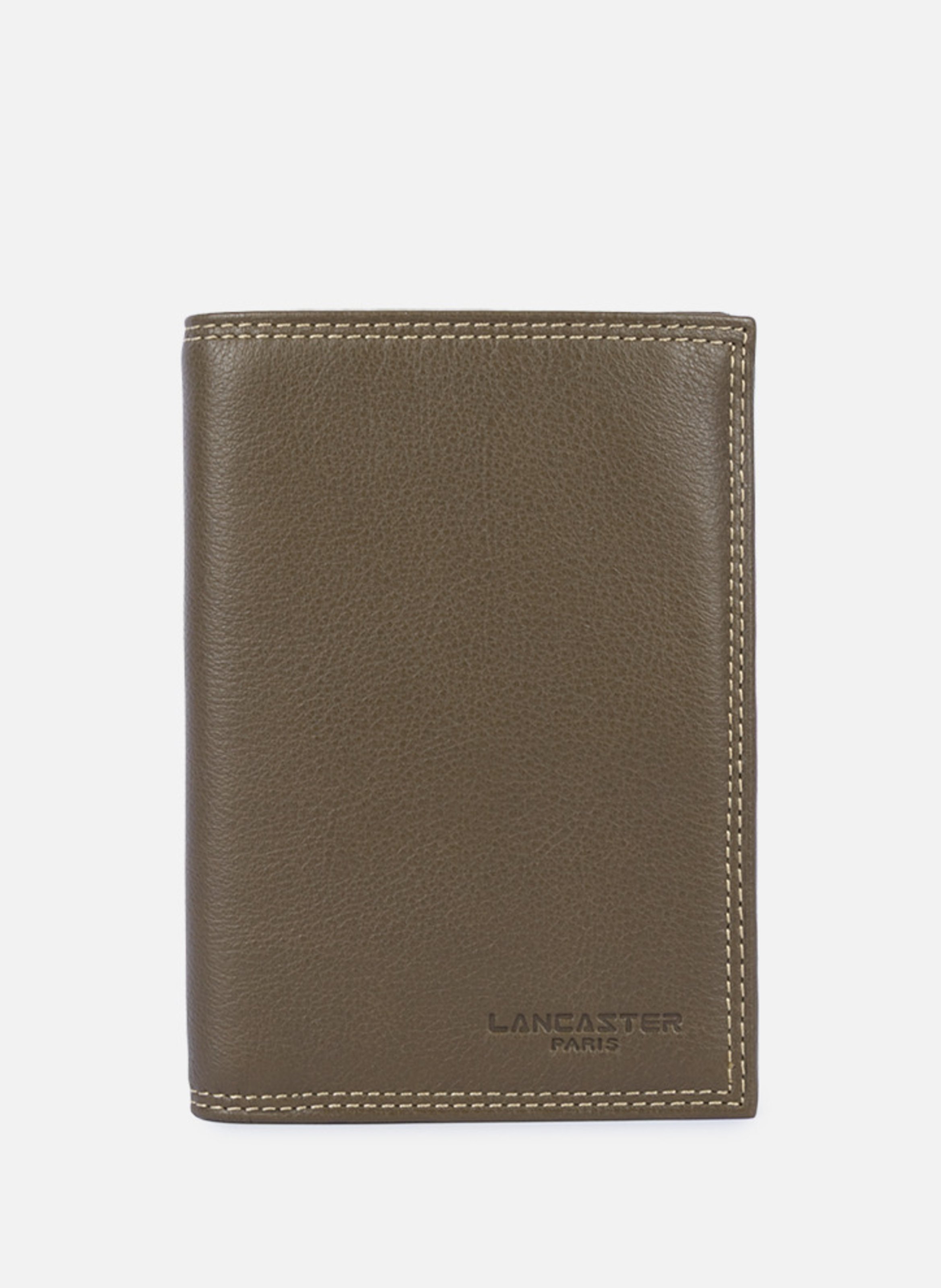 Grand portefeuille - soft vintage LANCASTER Kaki