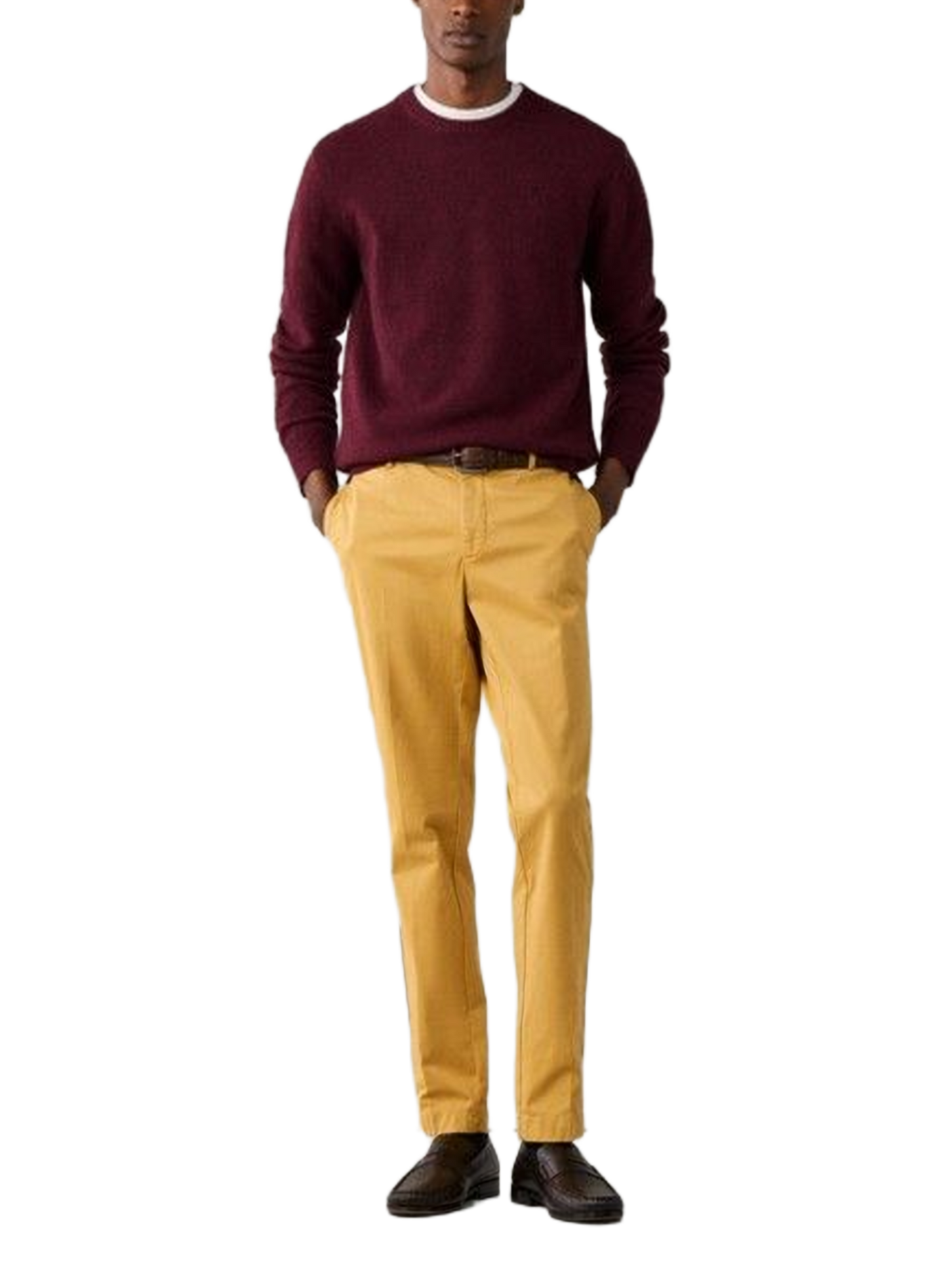 Pull droit en laine HACKETT Rot