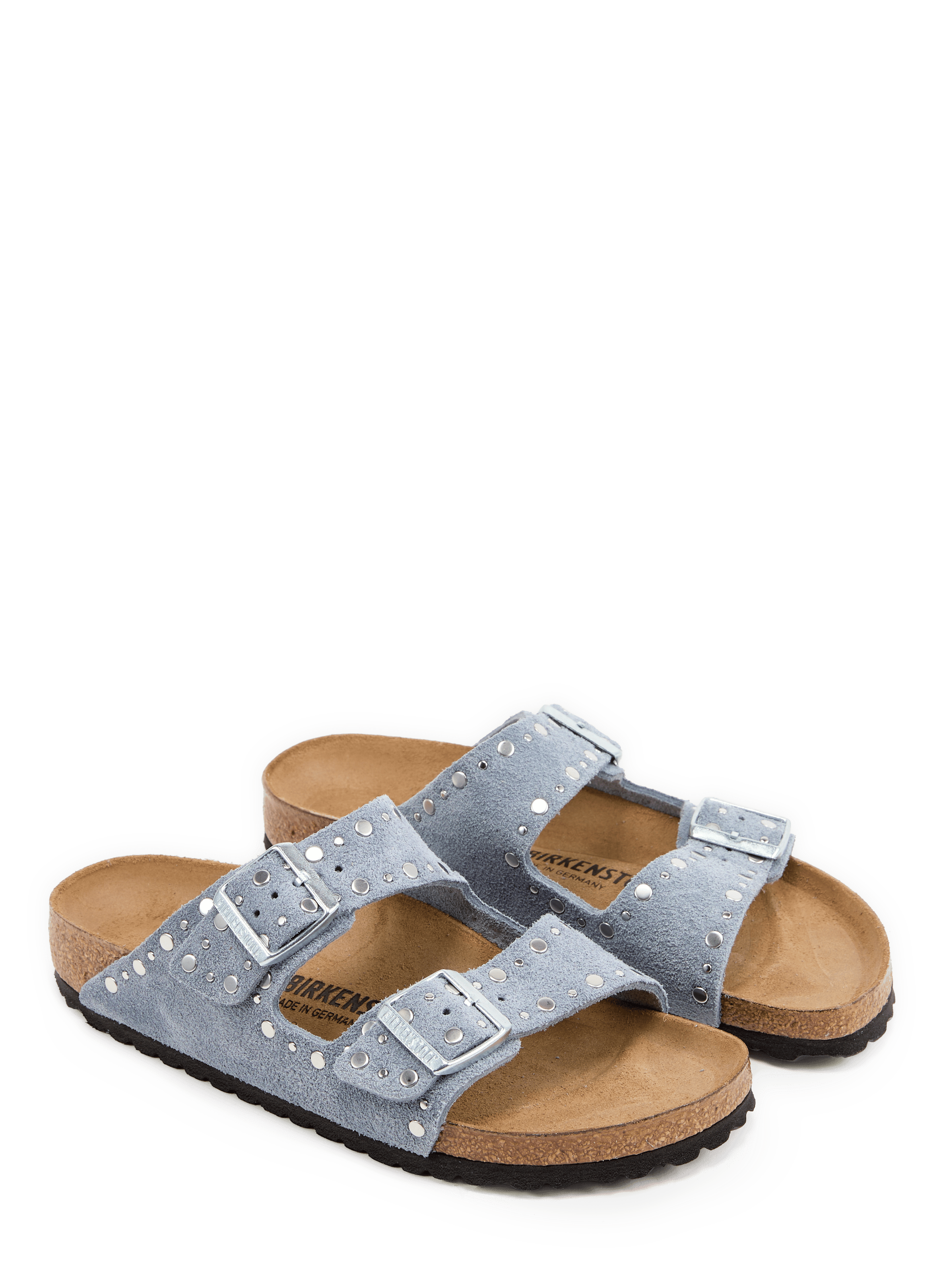 Arizona spijker sandalen van leer BIRKENSTOCK Blauw