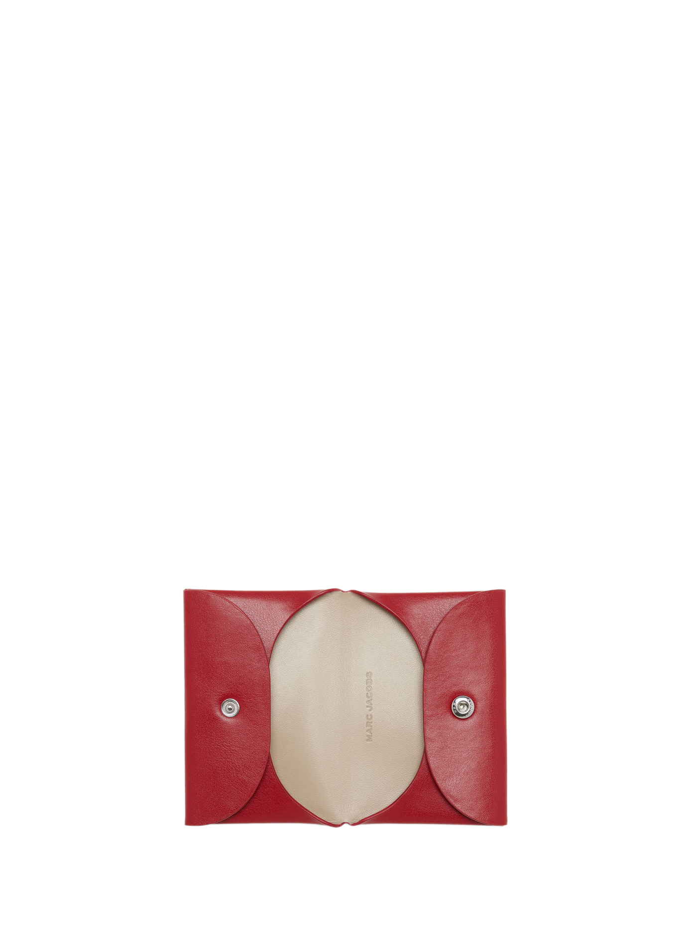 Scene Snap leather card holder MARC JACOBS Red