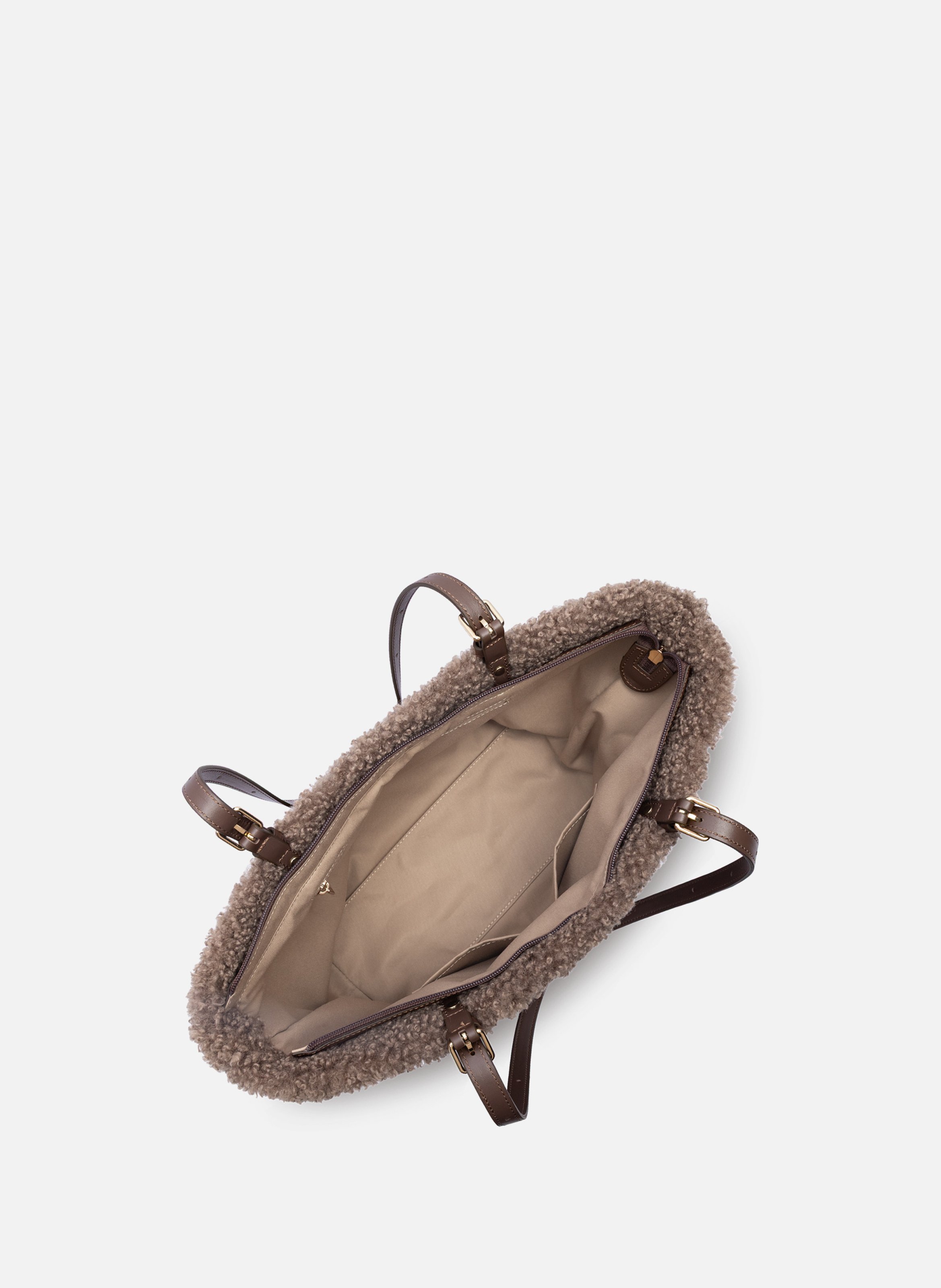 Sac cabas épaule - moumoute | Marron LANCASTER Femme