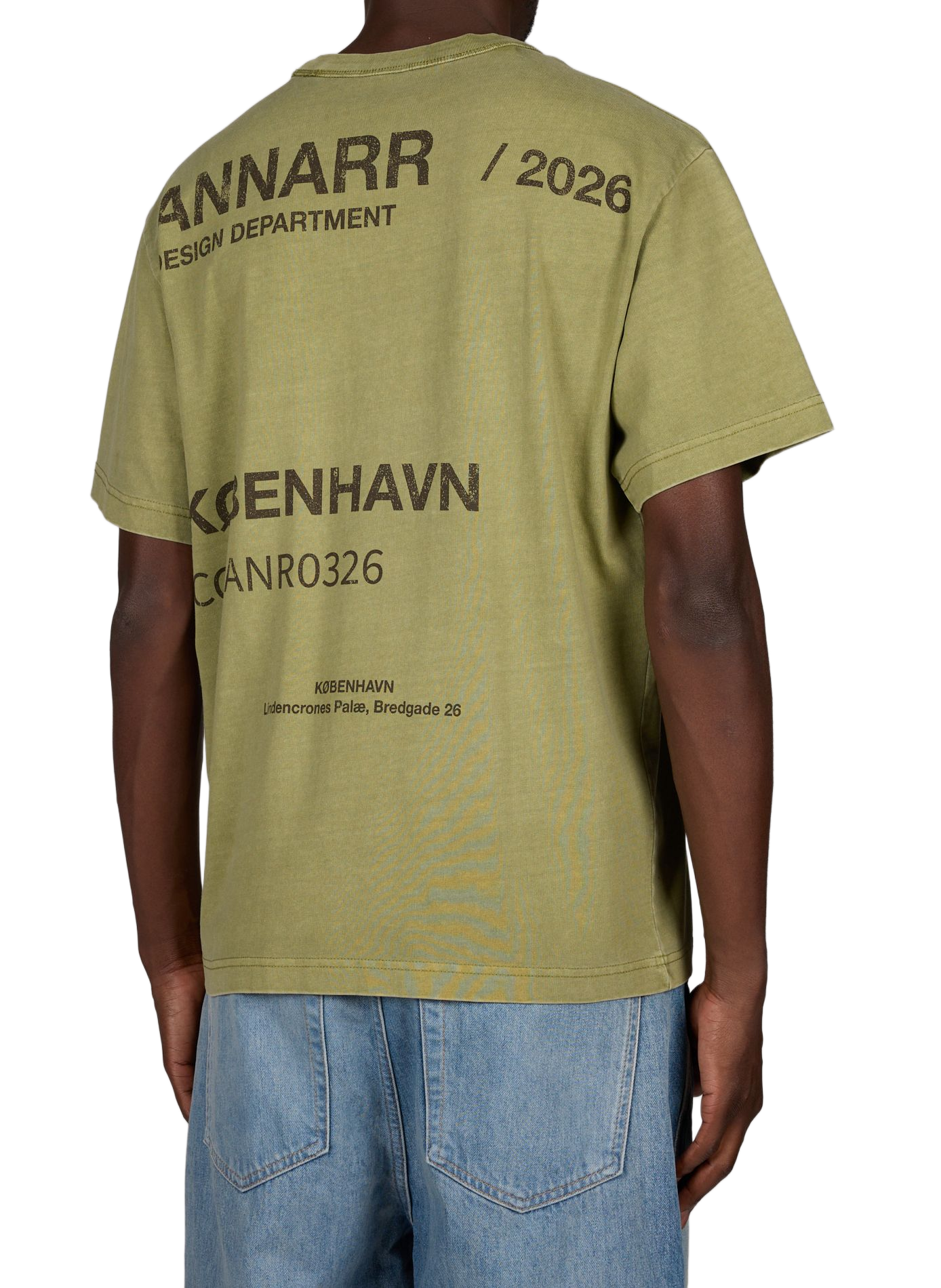T-Shirt mit Location-Print aus Baumwolle ANNARR Grun