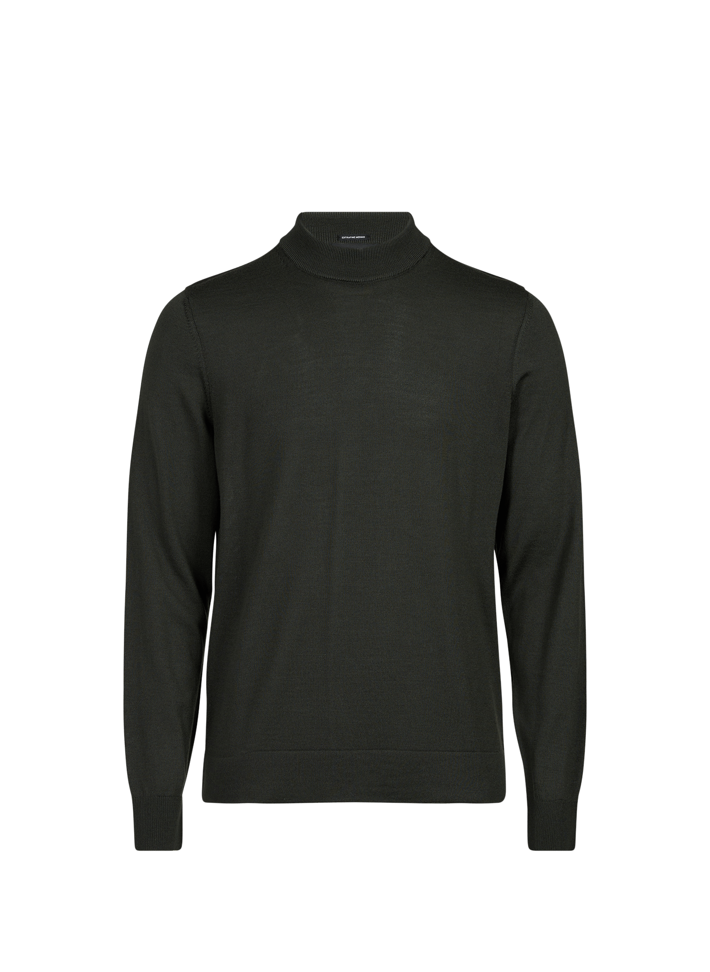Marek straight high-neck wool virgin sweater STRELLSON Khaki