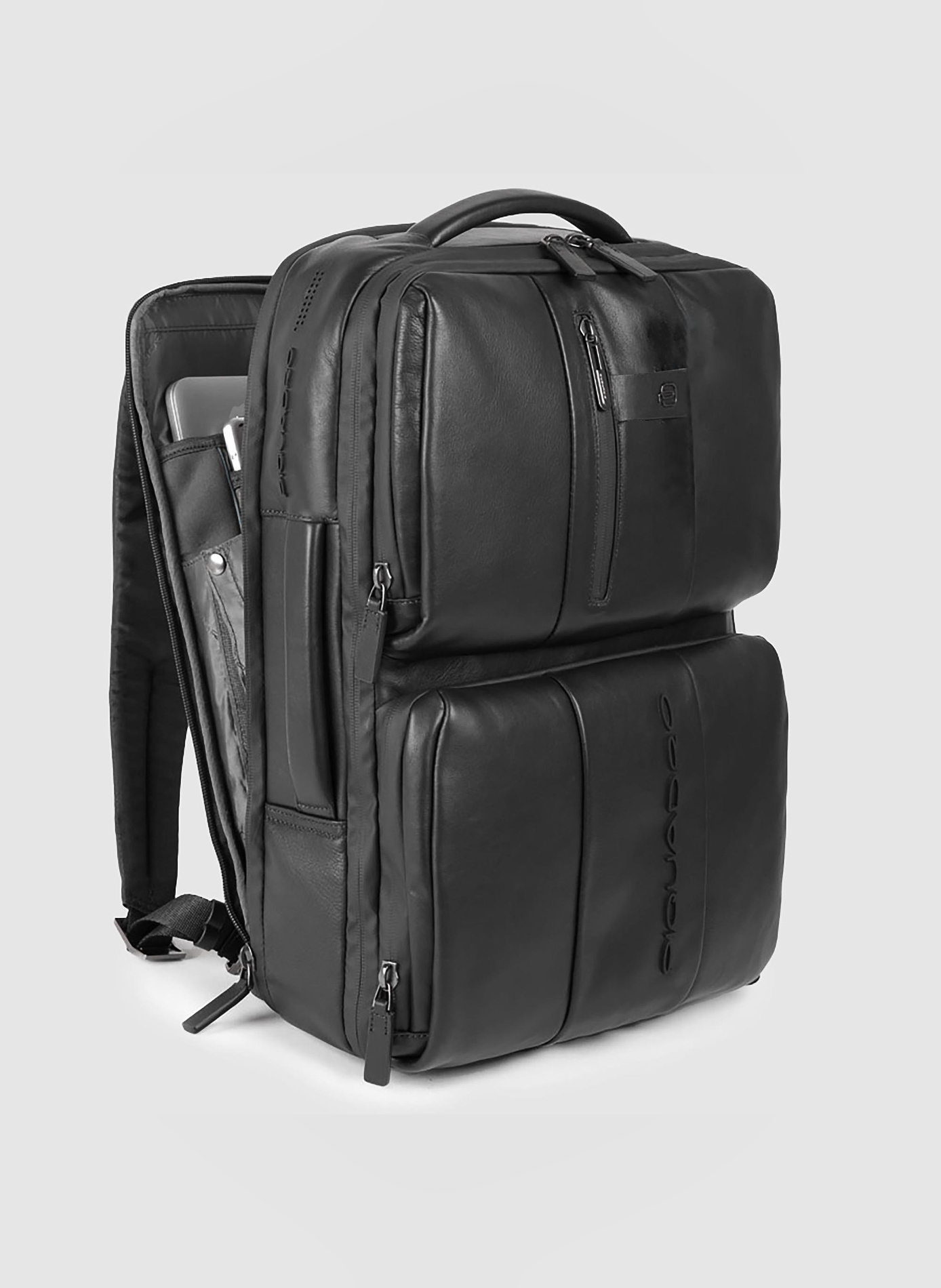 Sac à dos fin pour ordinateur 17,3" PIQUADRO Noir