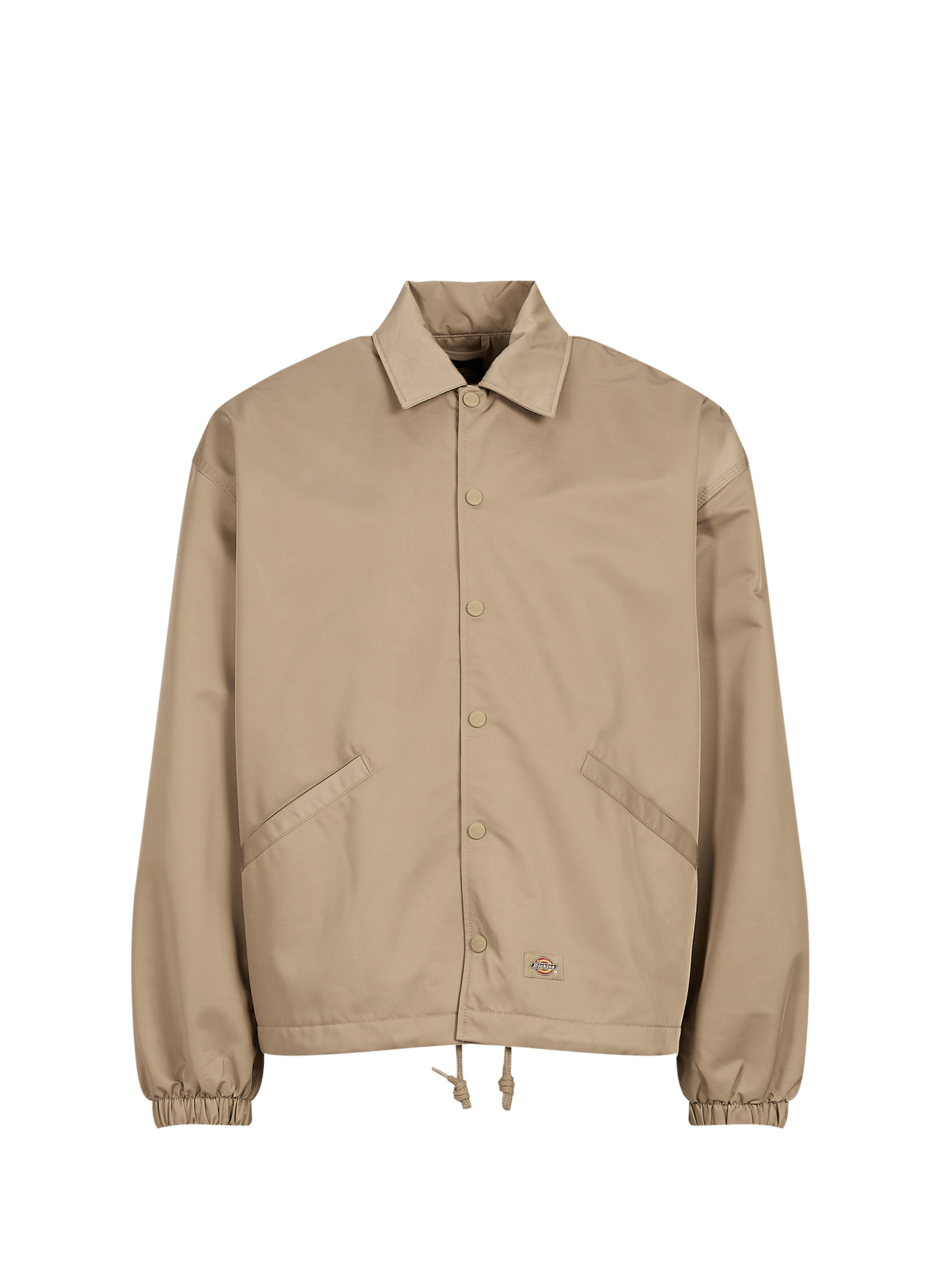 Straight buttoned jacket with classic collar DICKIES Khaki