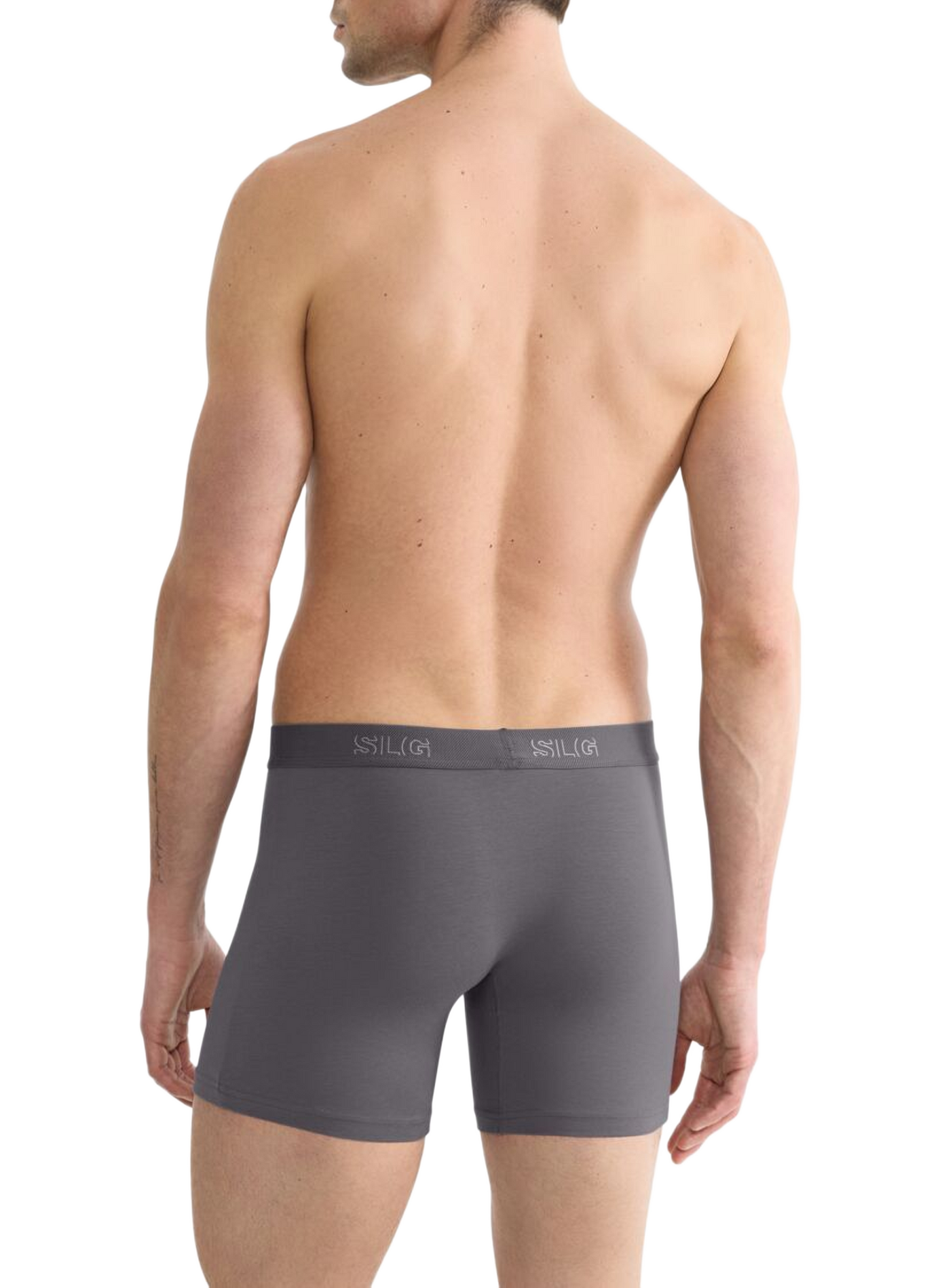 Set of two cotton-blend boxers SLOGGI Grey