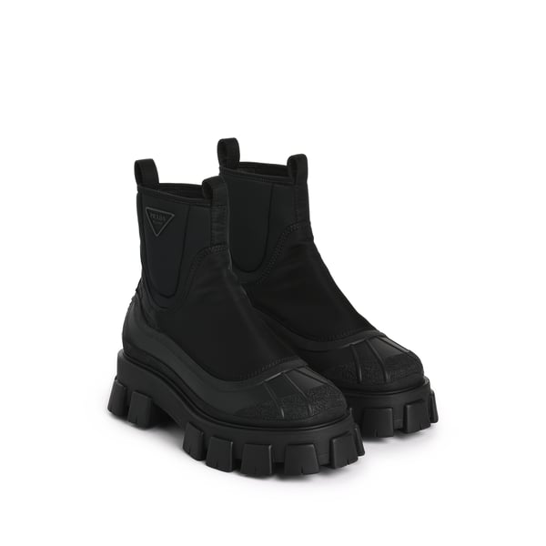 Bottines Monolith en gabardine de Re-Nylon