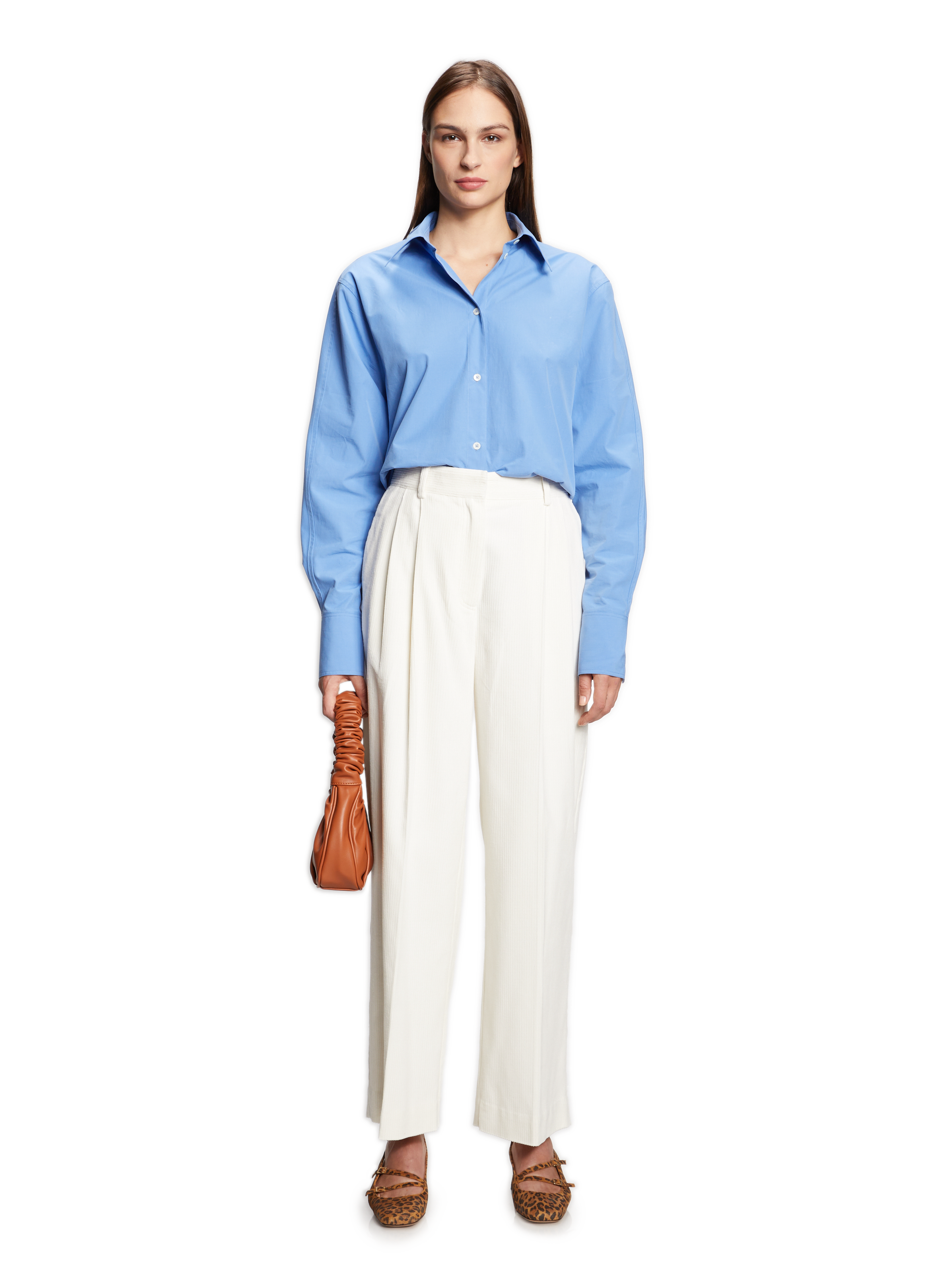 Pleated handbag AU PRINTEMPS PARIS Brown