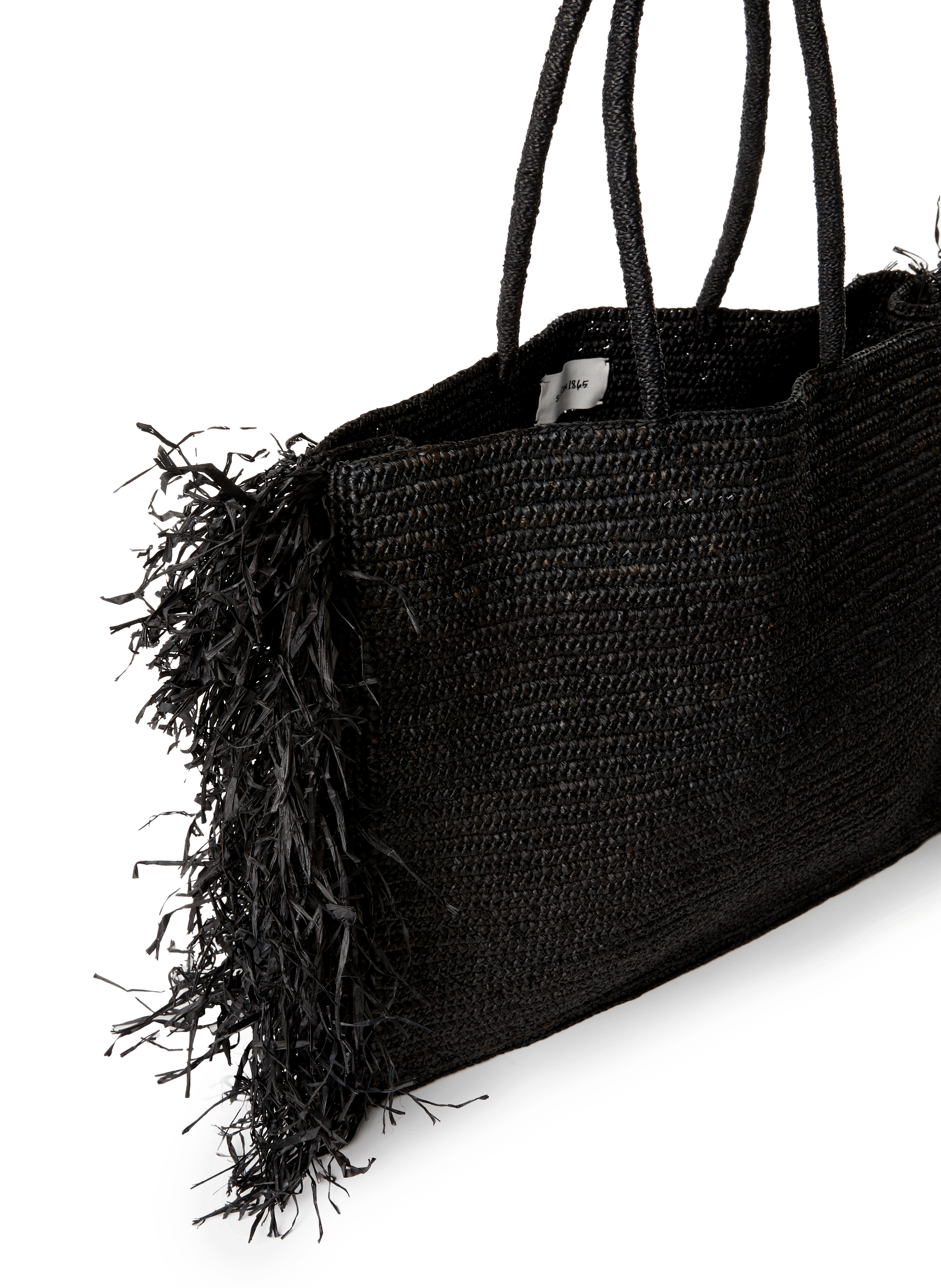 Raffia cabas bag SAISON 1865 Brown
