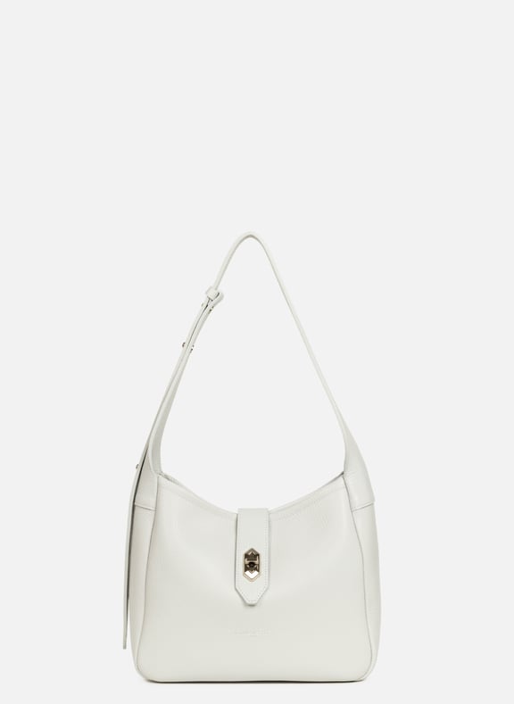 Petit sac seau - top double Gris by LANCASTER LANCASTER Petit sac seau - top double Gris