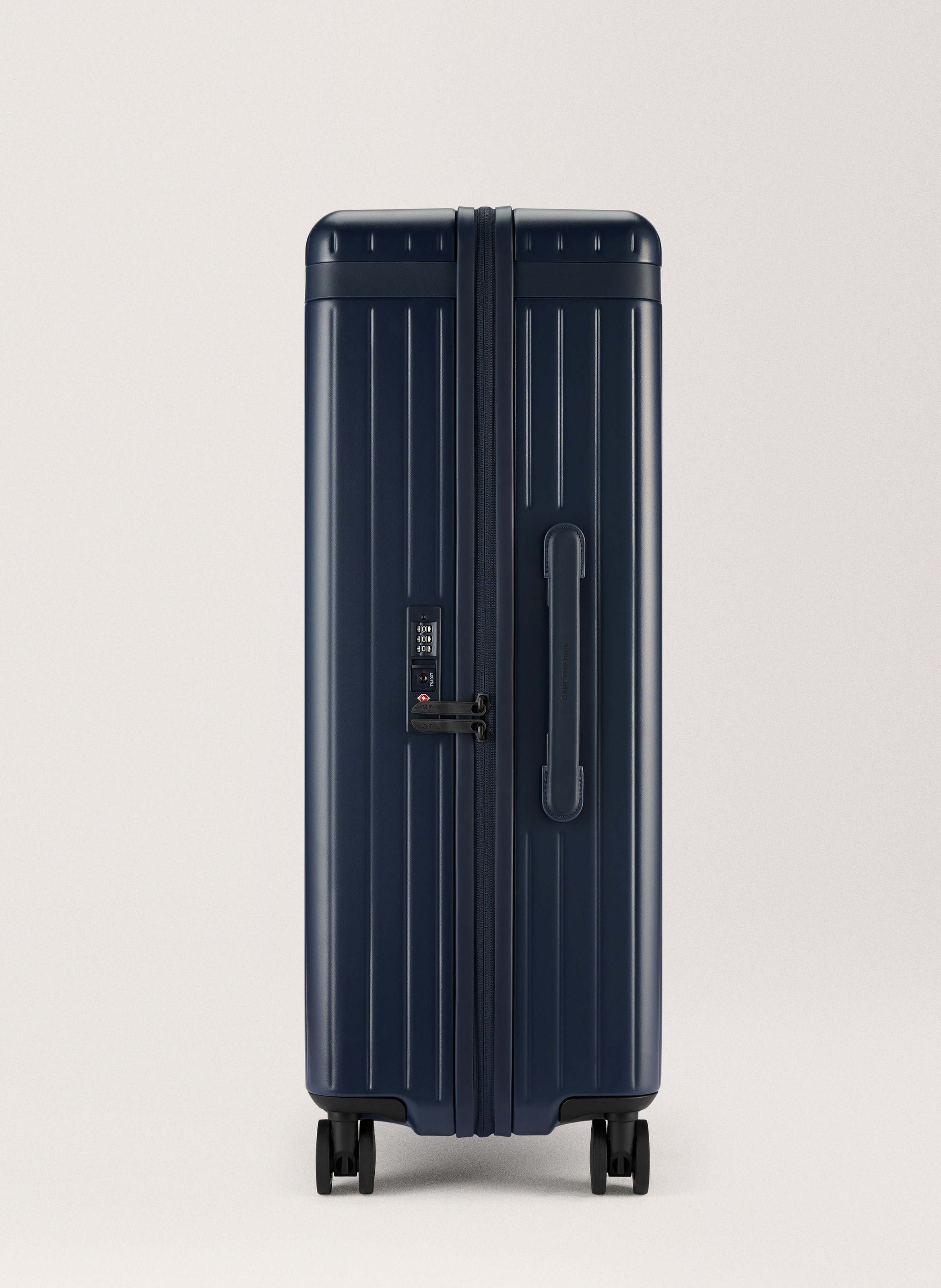 Valise 'the large check-in' en polycarbonate à fermeture zippée CARL FRIEDRIK Bleu