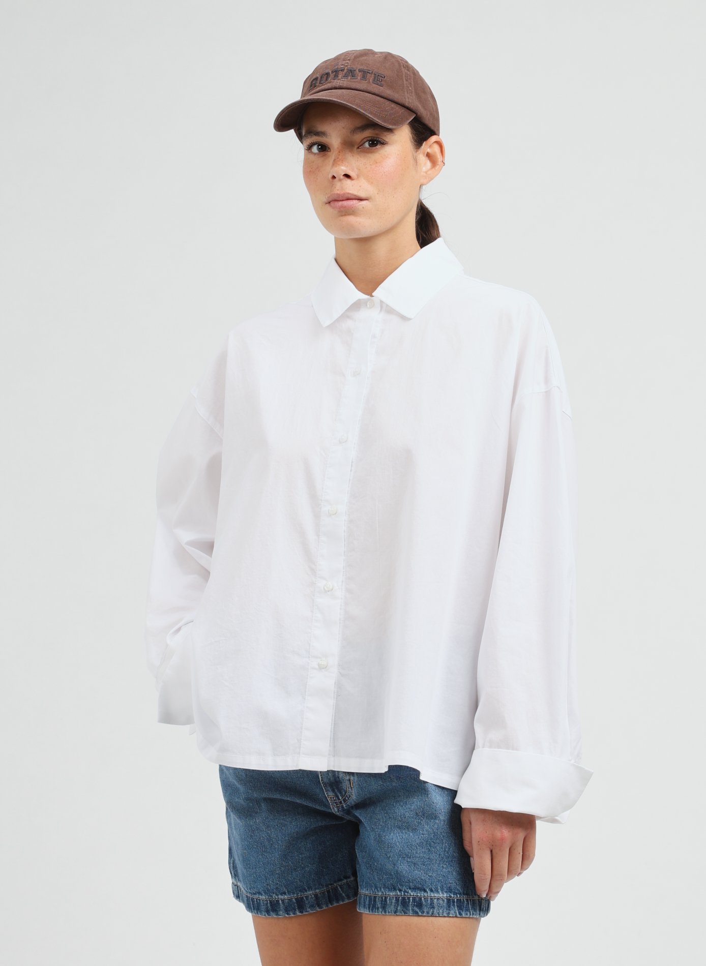 CALVIN KLEIN Cotton pyjama shirt White