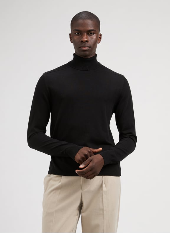 Turtleneck jumper Black by SELECTED SELECTED Turtleneck jumper Black