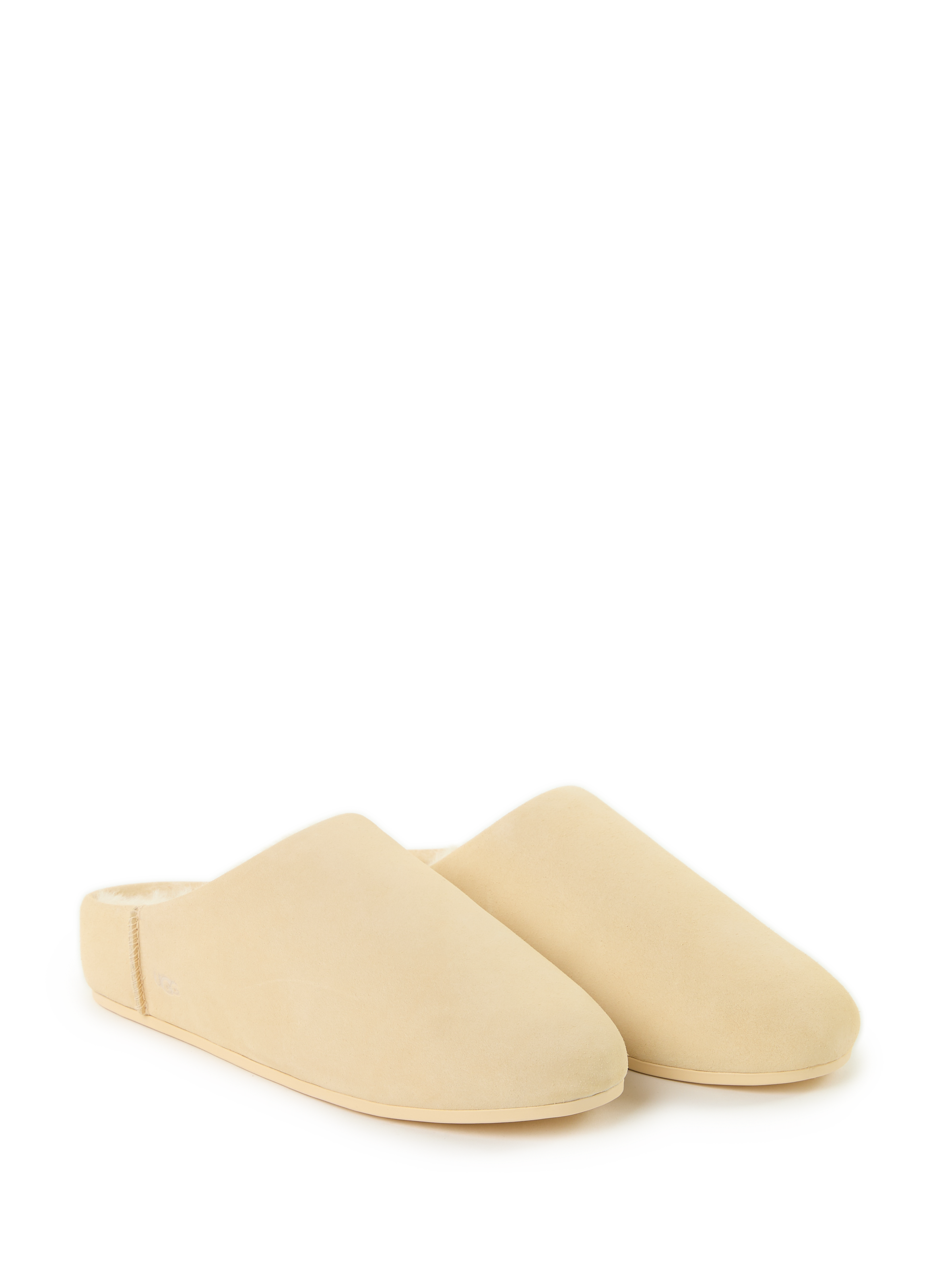 Chaussons en cuir UGG Beige