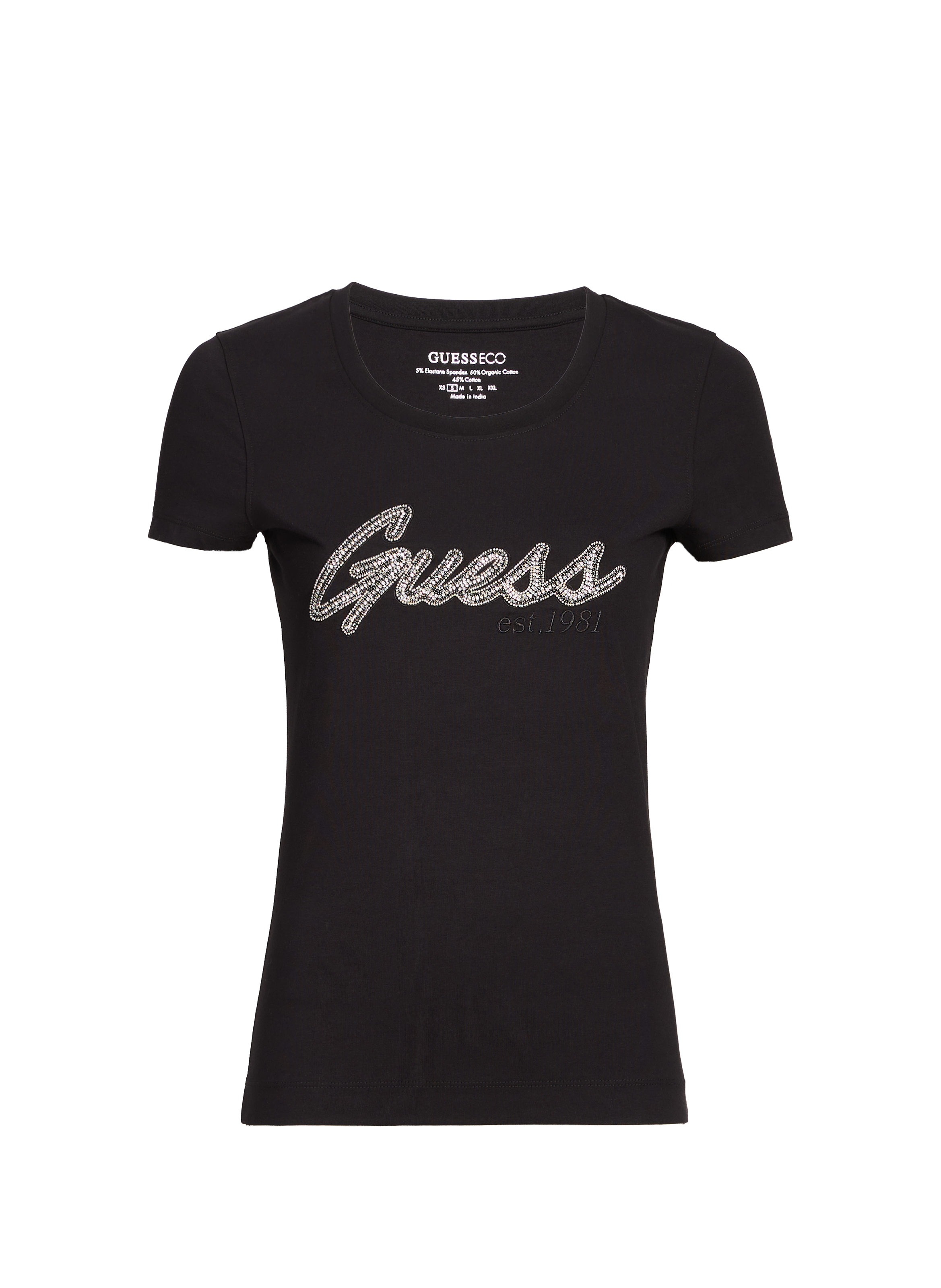  Logo T-shirt GUESS Black