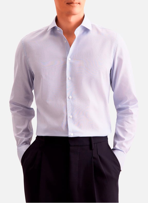 Printed cotton shirt Blue by SEIDENSTICKER SEIDENSTICKER Printed cotton shirt Blue