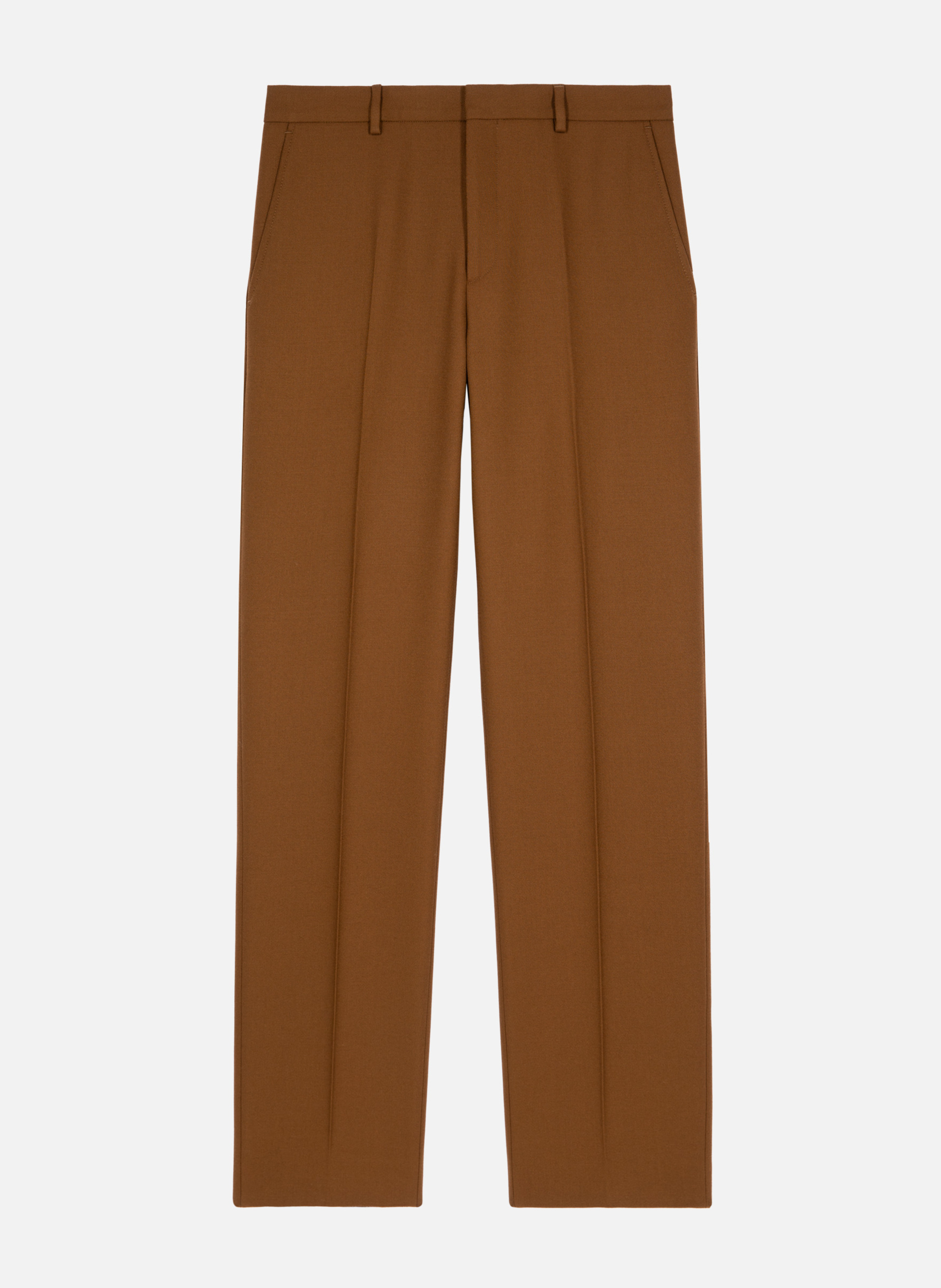 Pantalon de costume droit THE KOOPLES Marron