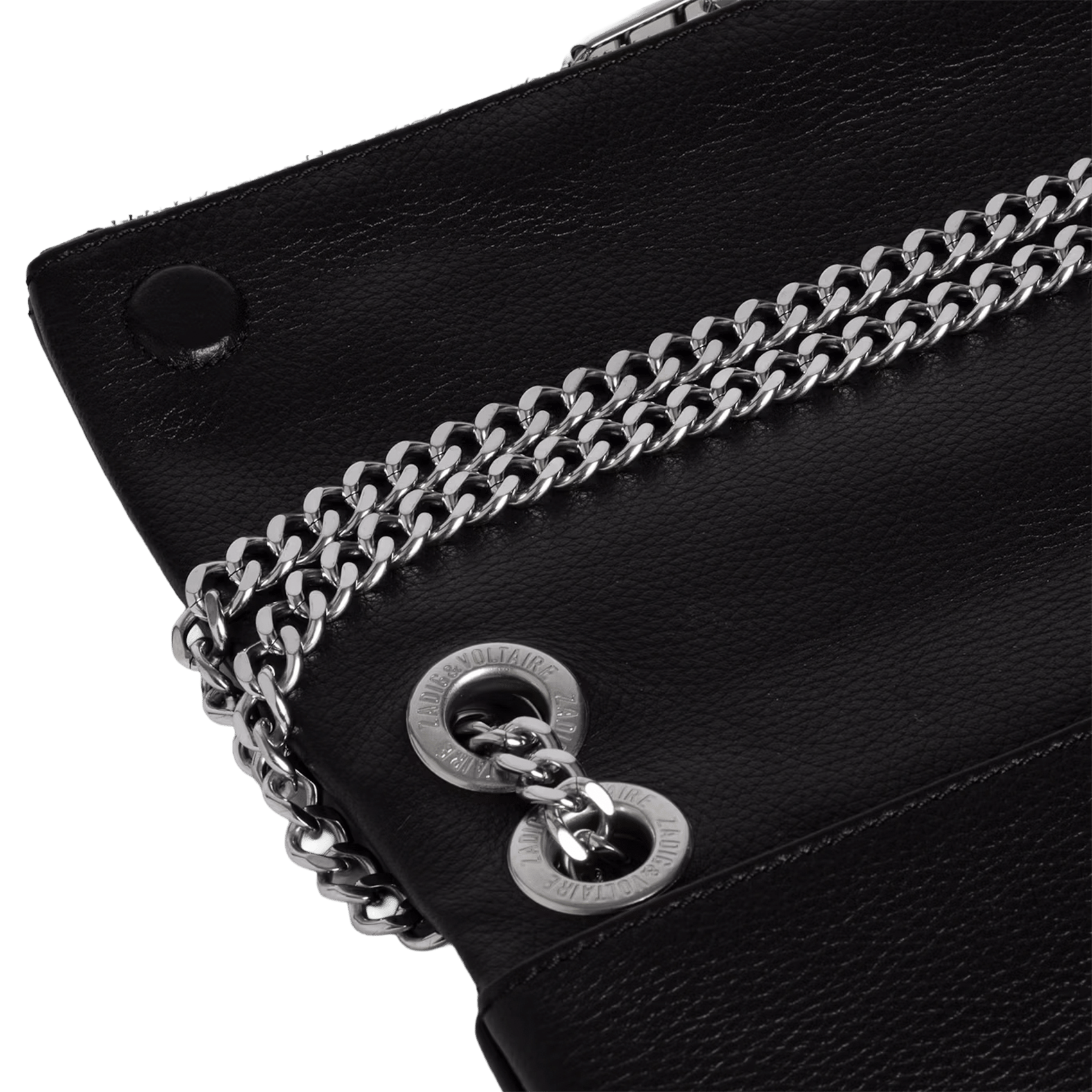 Pochette en cuir rock ii ZADIG&VOLTAIRE Noir