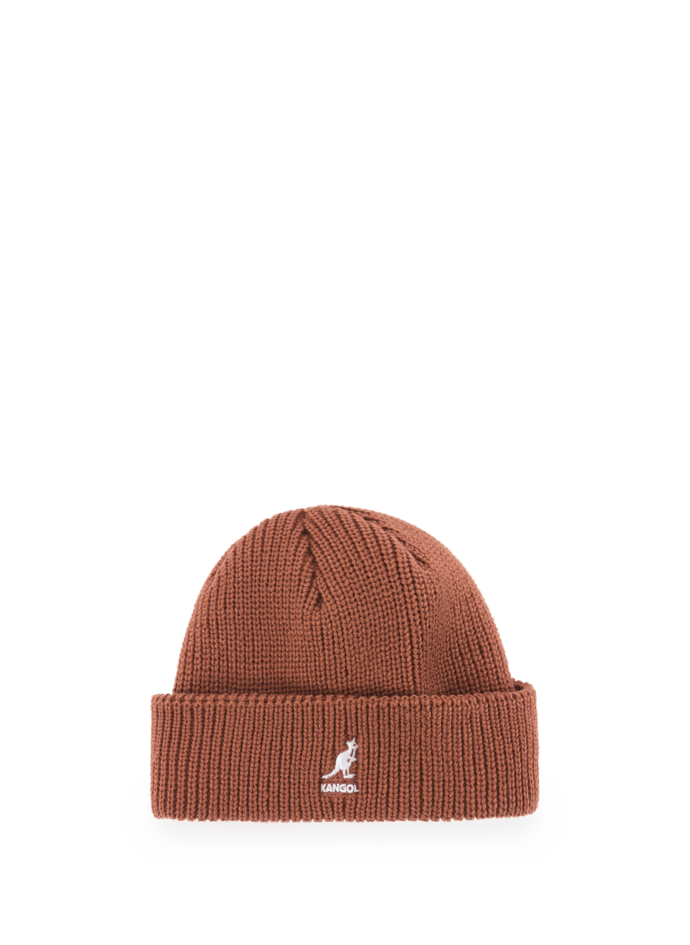 KANGOL Bonnet en maille Marron