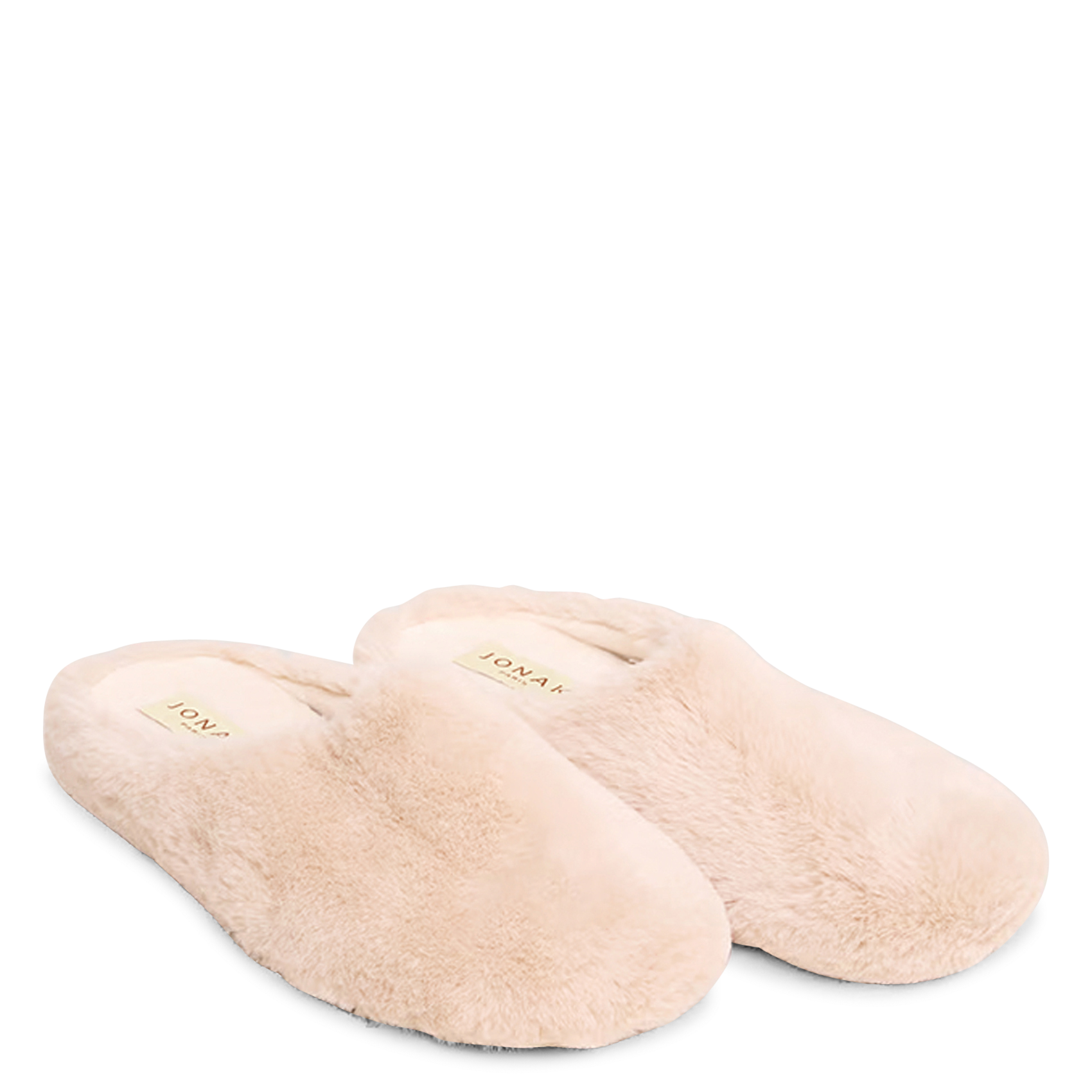 Chaussons effet fourrure jude JONAK Beige