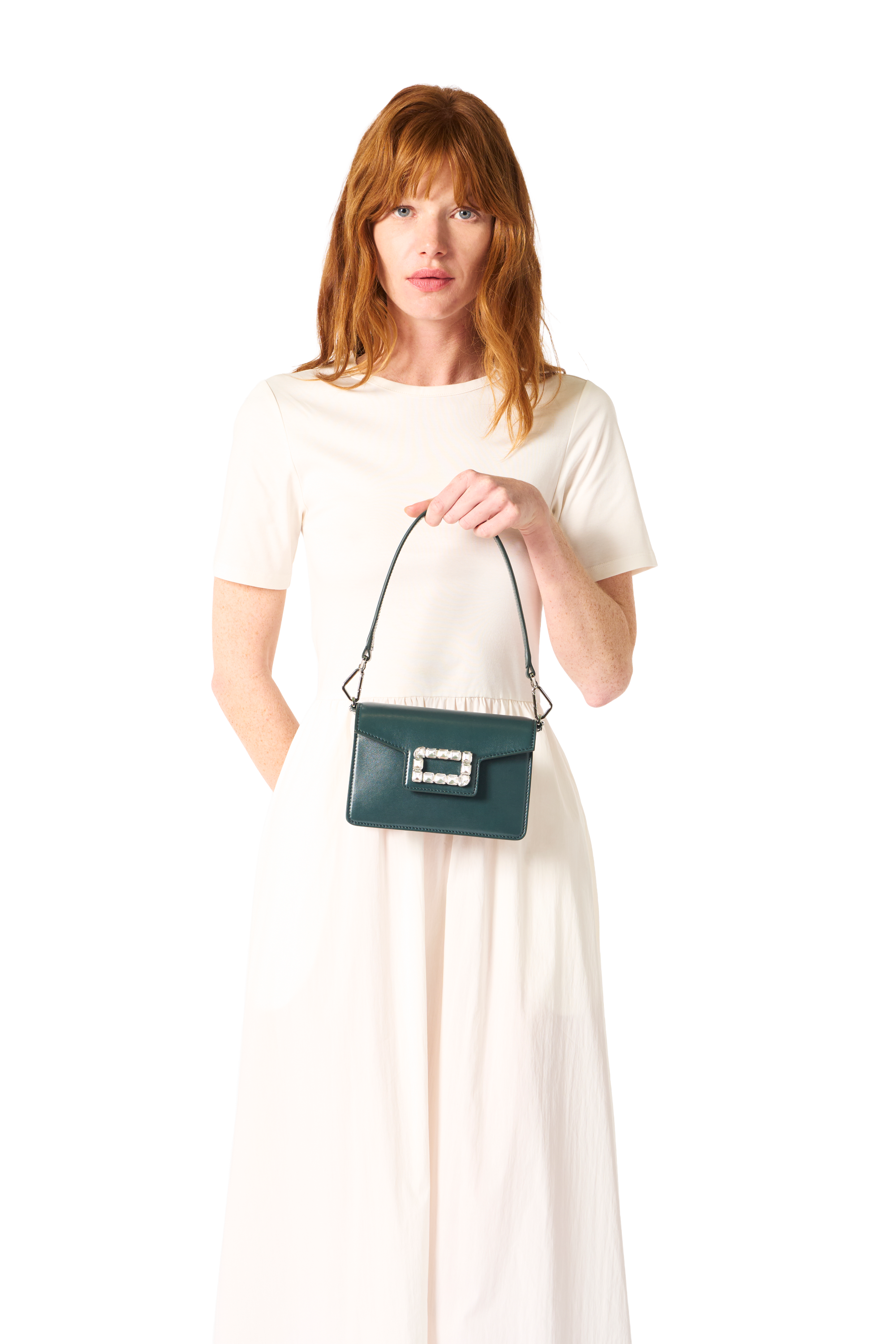 Mini sac rabat angèle de lancel en cuir LANCEL Vert