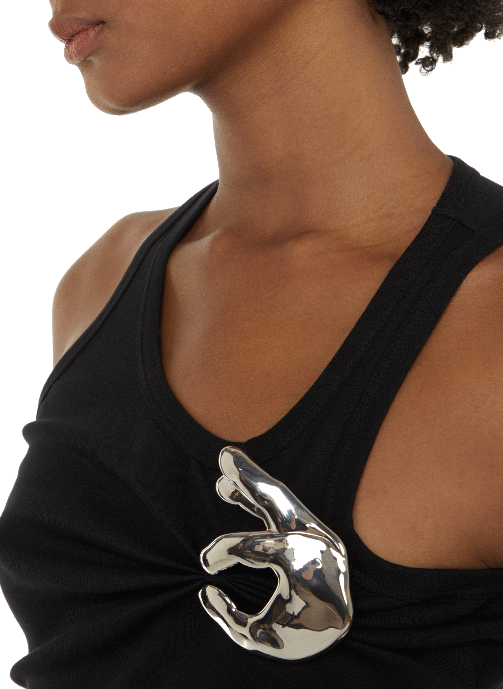 Emoji cotton top  COPERNI Black