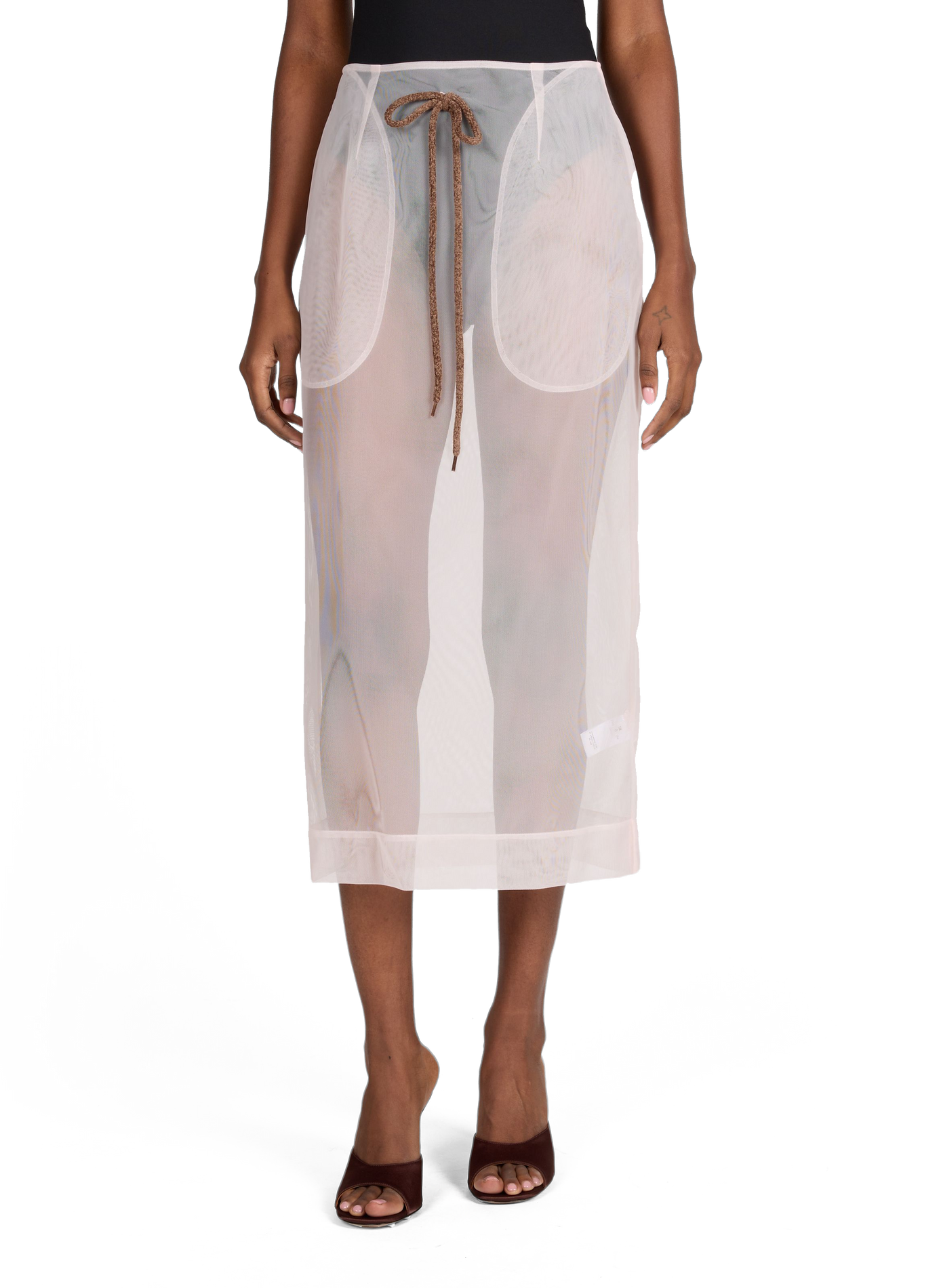Straight tulle skirt SIMONE ROCHA Pink