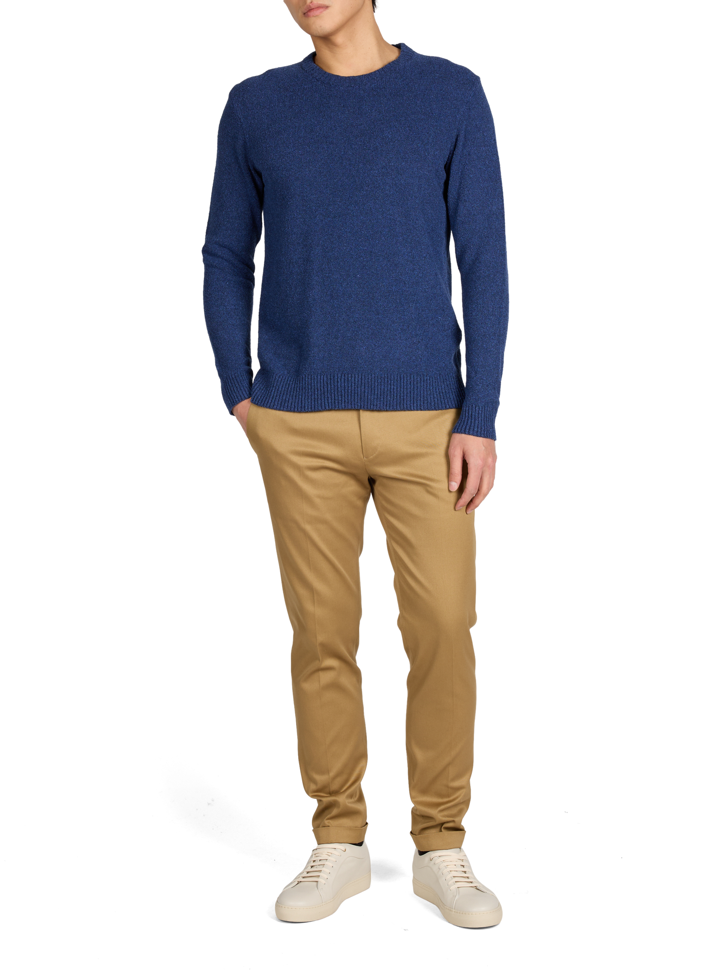 Cotton-blend jumper AU PRINTEMPS PARIS Blue