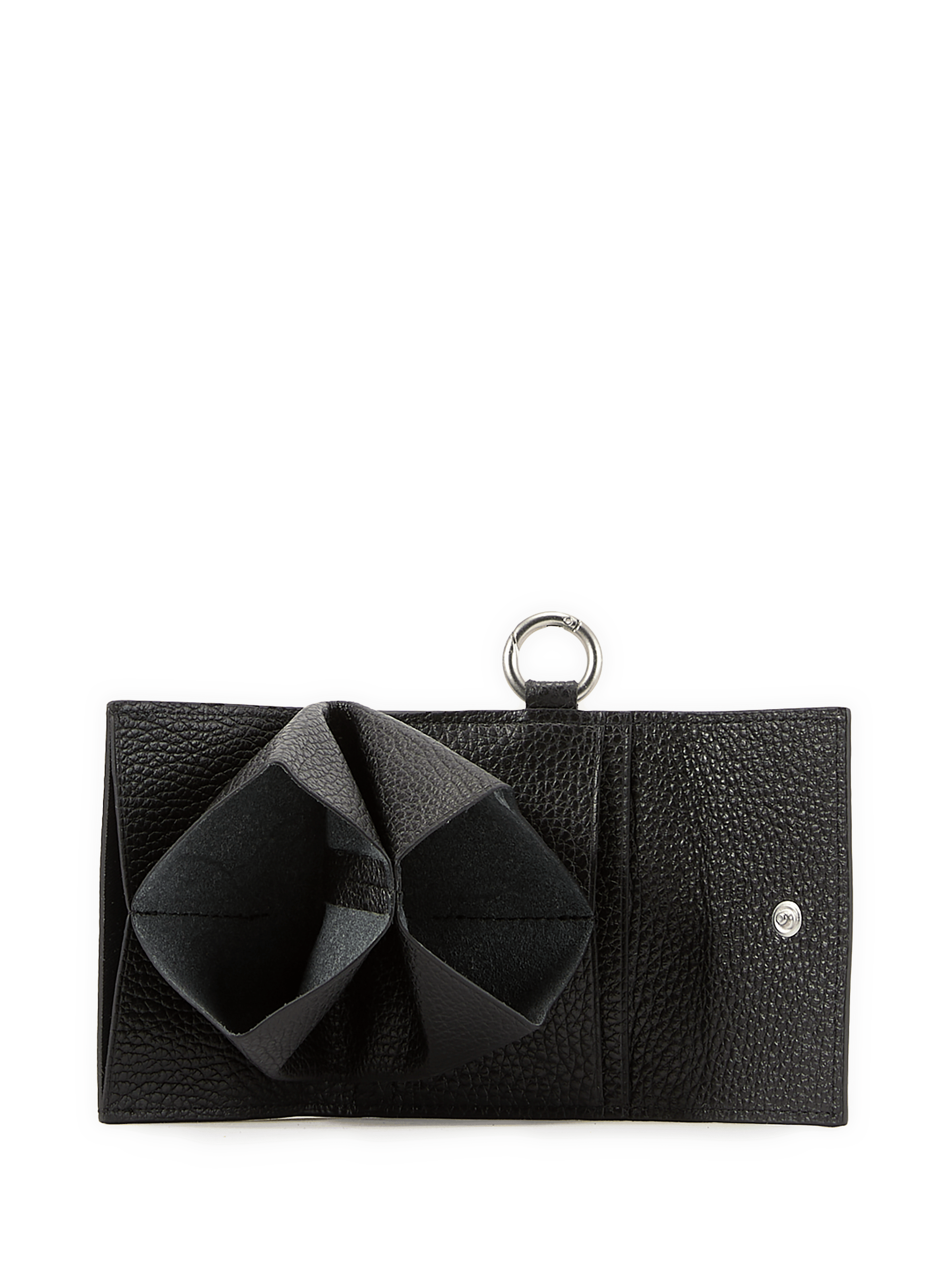 Porte-monnaie en cuir grainé NN.07 Noir