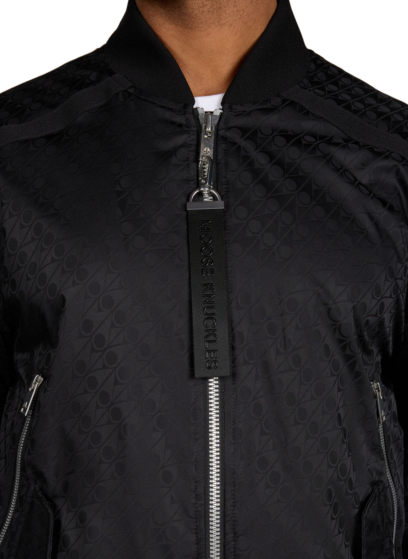 Veste logotypée MOOSE KNUCKLES Noir