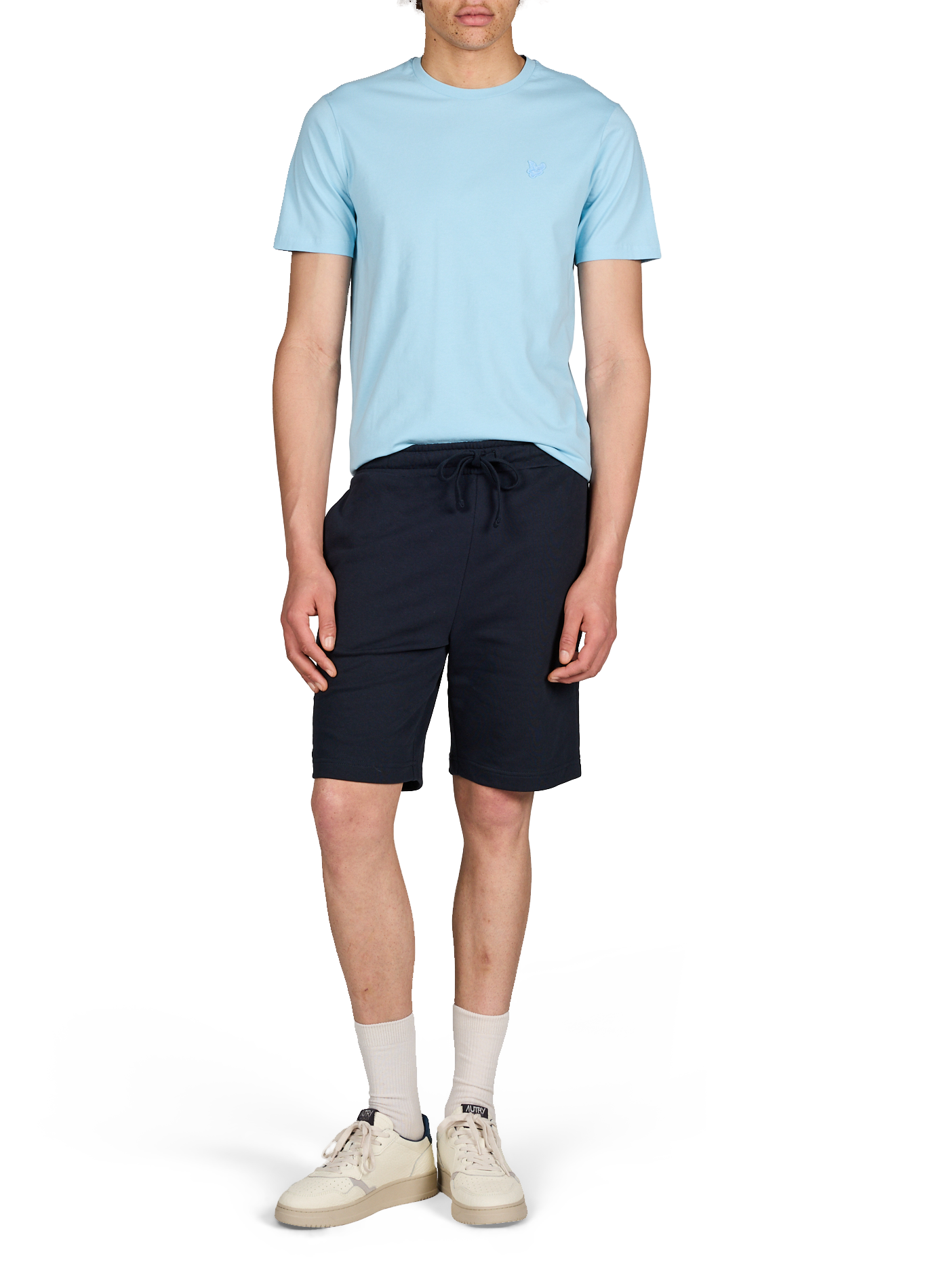 T-shirt  à logo en coton LYLE & SCOTT Bleu