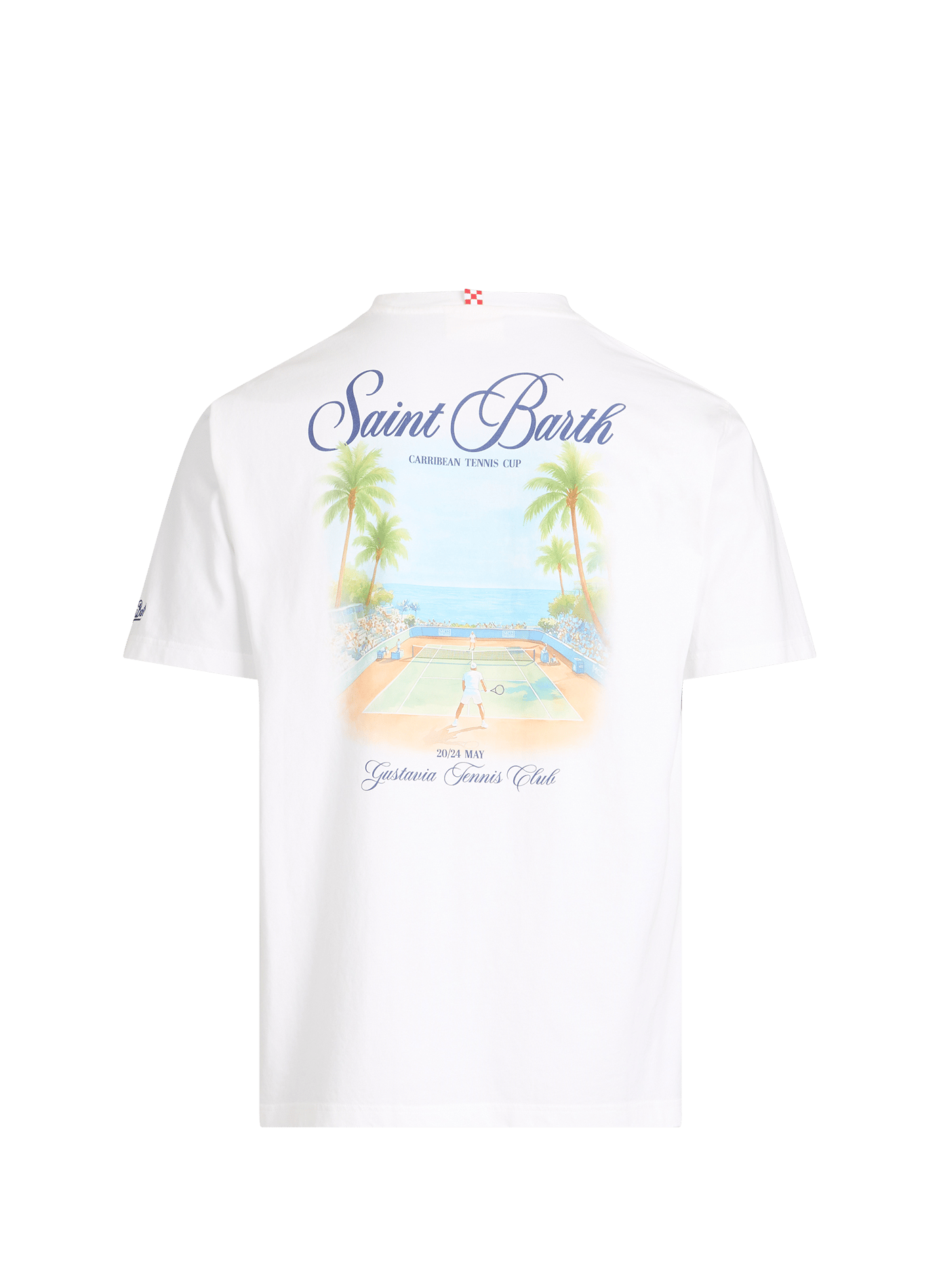 Straight cotton t-shirt MC2 SAINT BARTH White